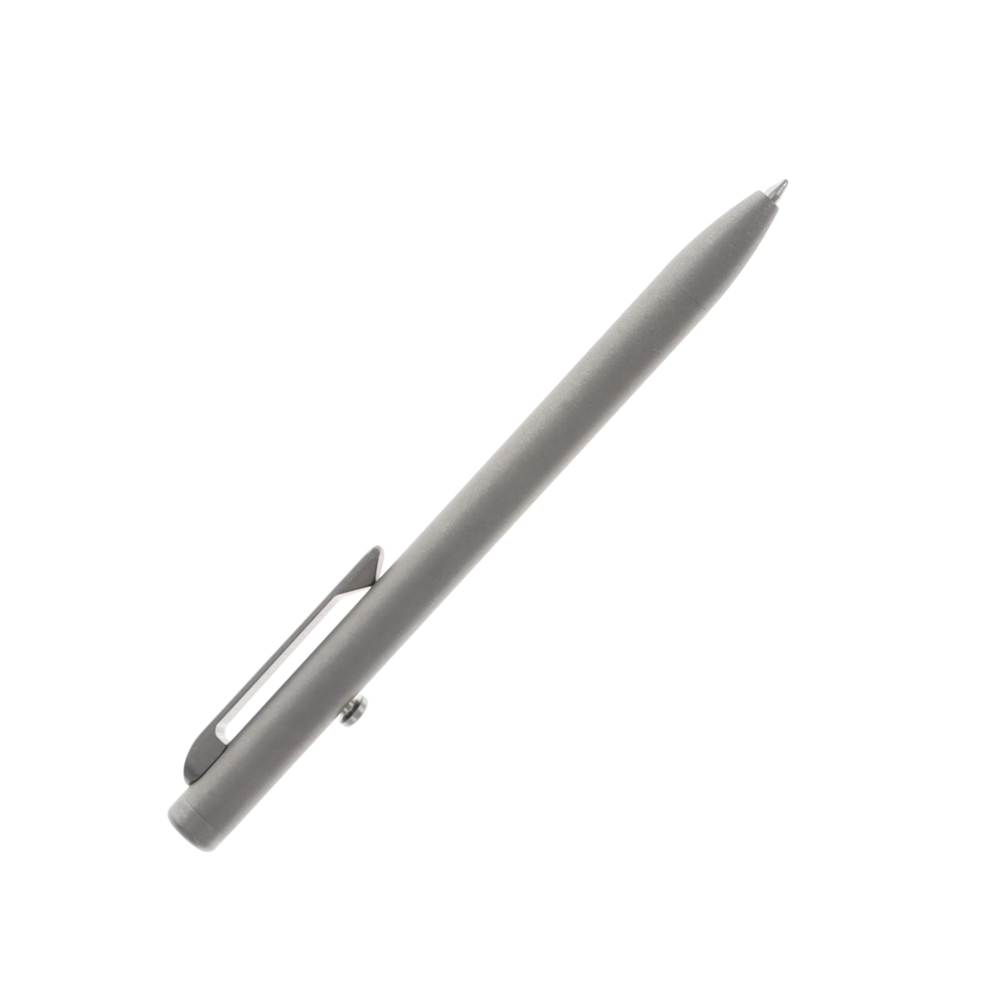Tactile Turn Slim Bolt Action Pen Short 5.1" Stonewashed Titanium 10-SB2-TTM-STW View 2