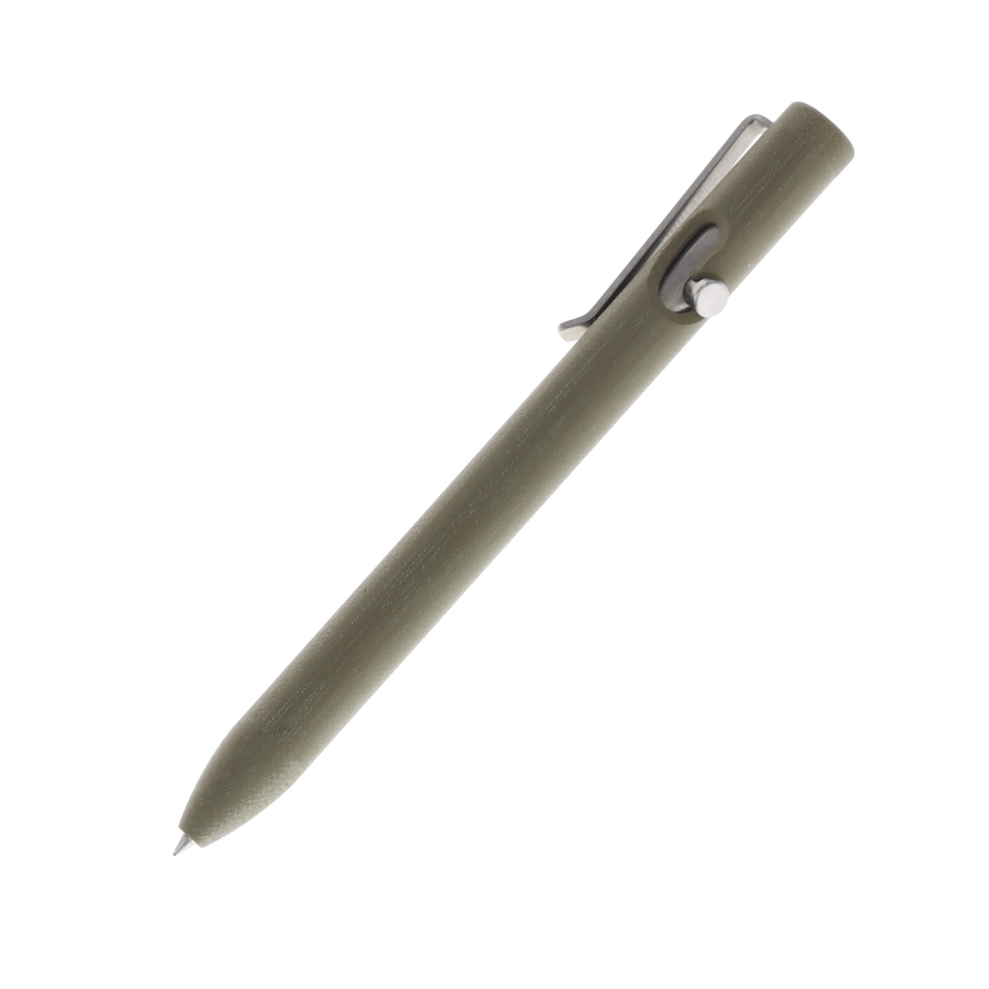 Tactile Turn Bolt Action Pen Standard 5.6" OD Green G-10 10-BA1-GG1-TTM View 1