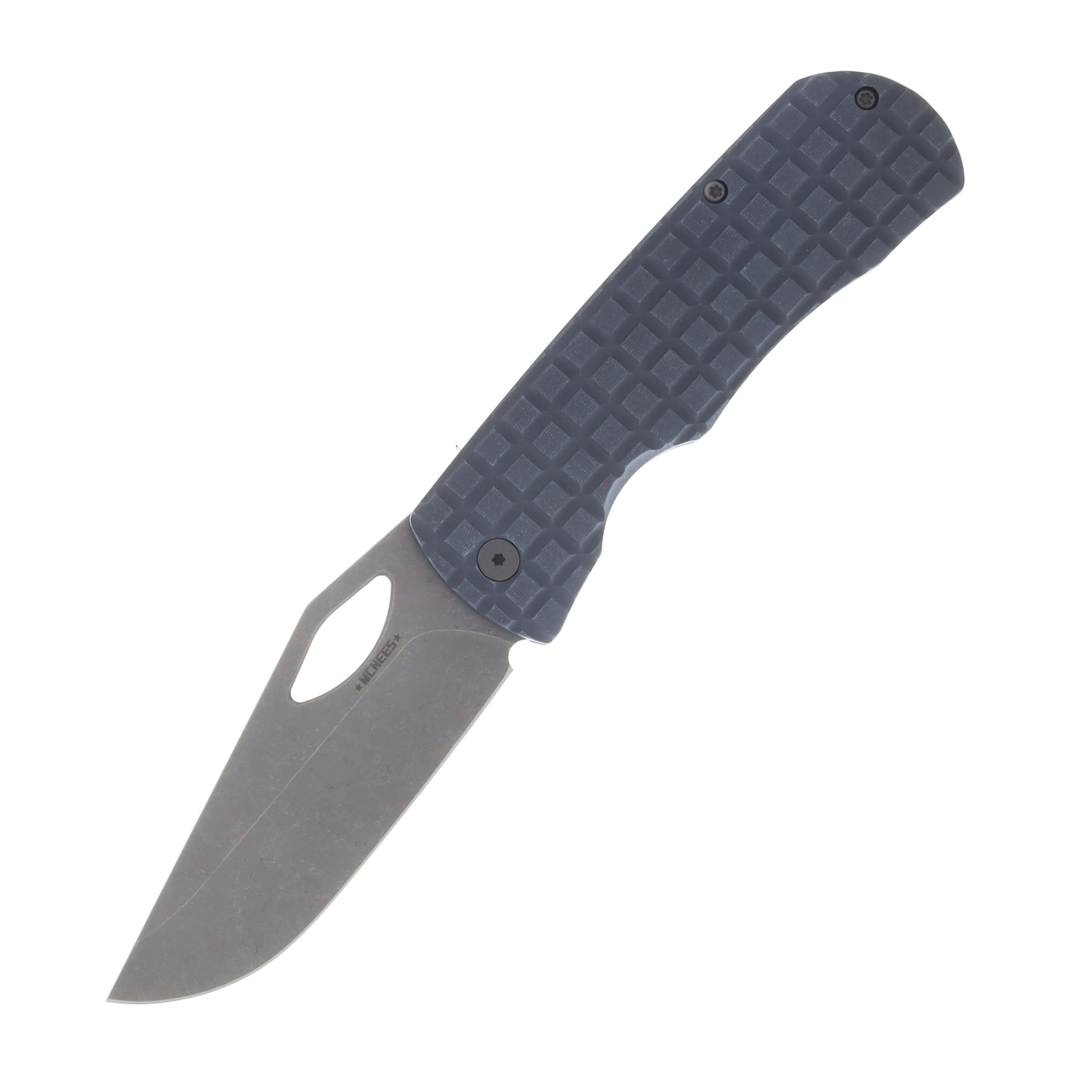 McNees Dixon Folding Knife Magnacut/Engraved Atomic Blue MCDIXATBL View 1