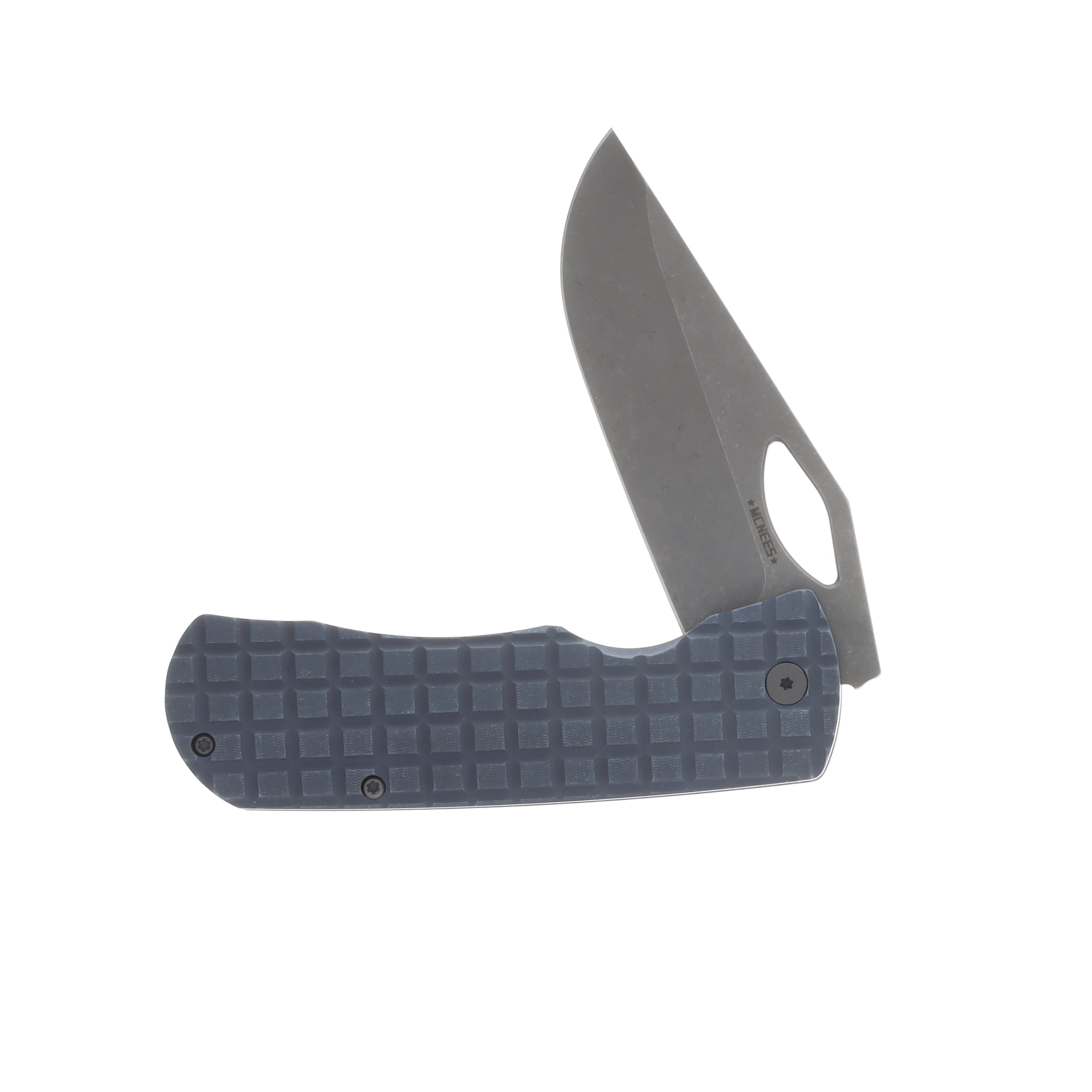 McNees Dixon Folding Knife Magnacut/Engraved Atomic Blue MCDIXATBL View 3