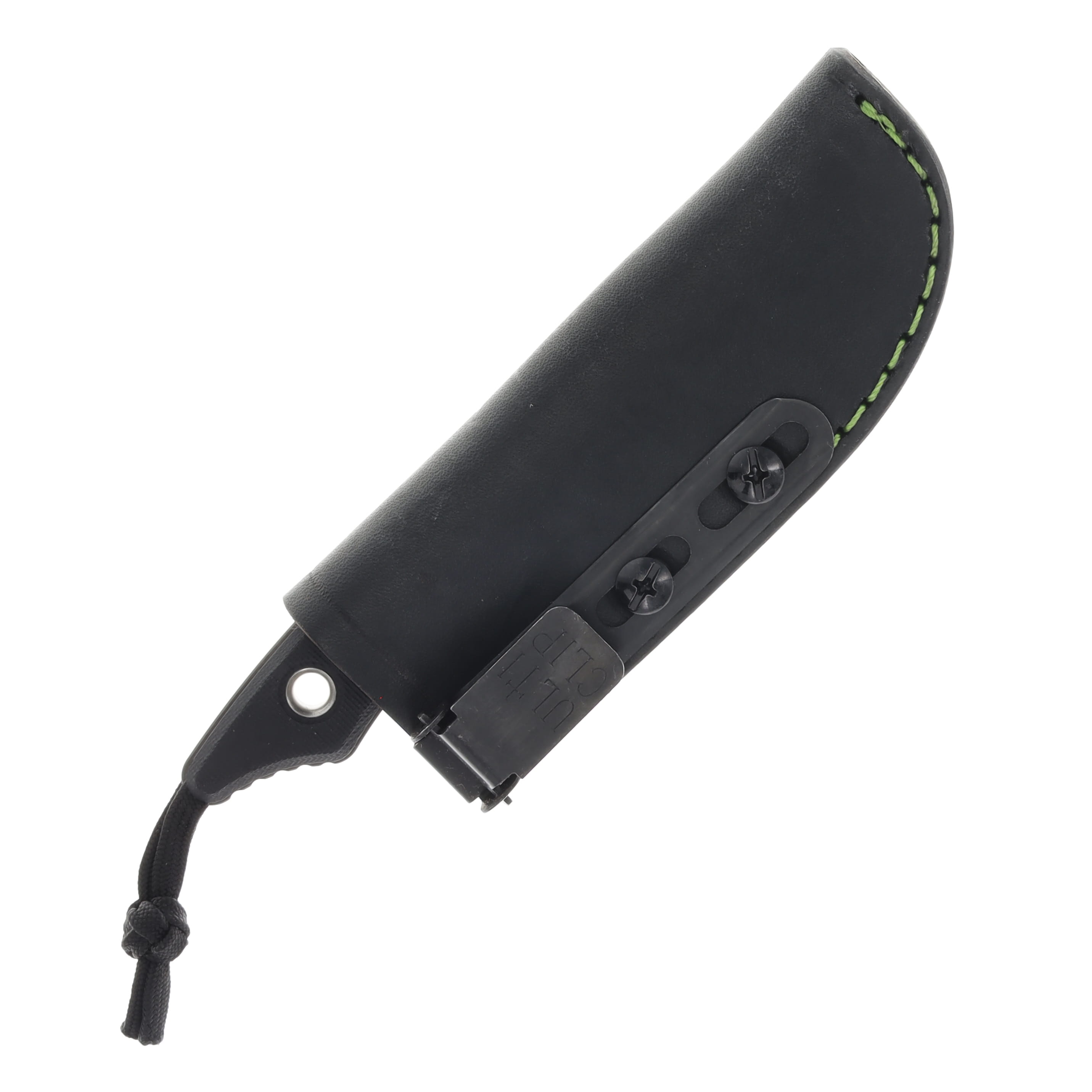 Heretic Kobold Bowie Fixed Knife Black Serrated DLC Blade Black G10 Handle Scales H065-6B-BLKG10 View 4