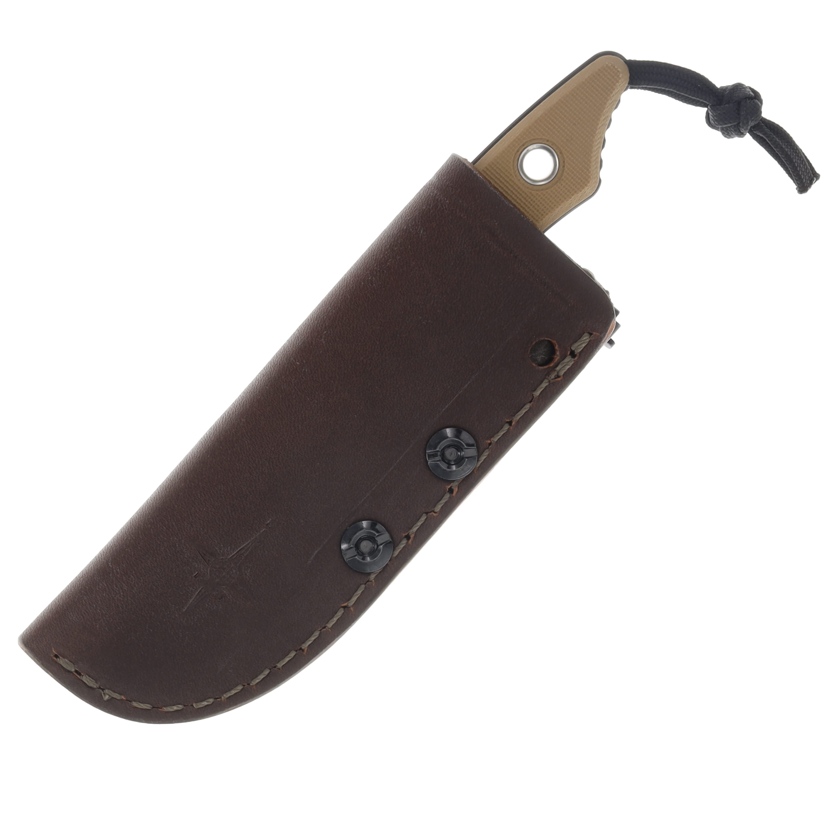 Heretic Kobold Bowie Fixed Blade DLC Black Blade Flat Dark Earth G10 Handle Scales H065-6A-FDEG10 View 3