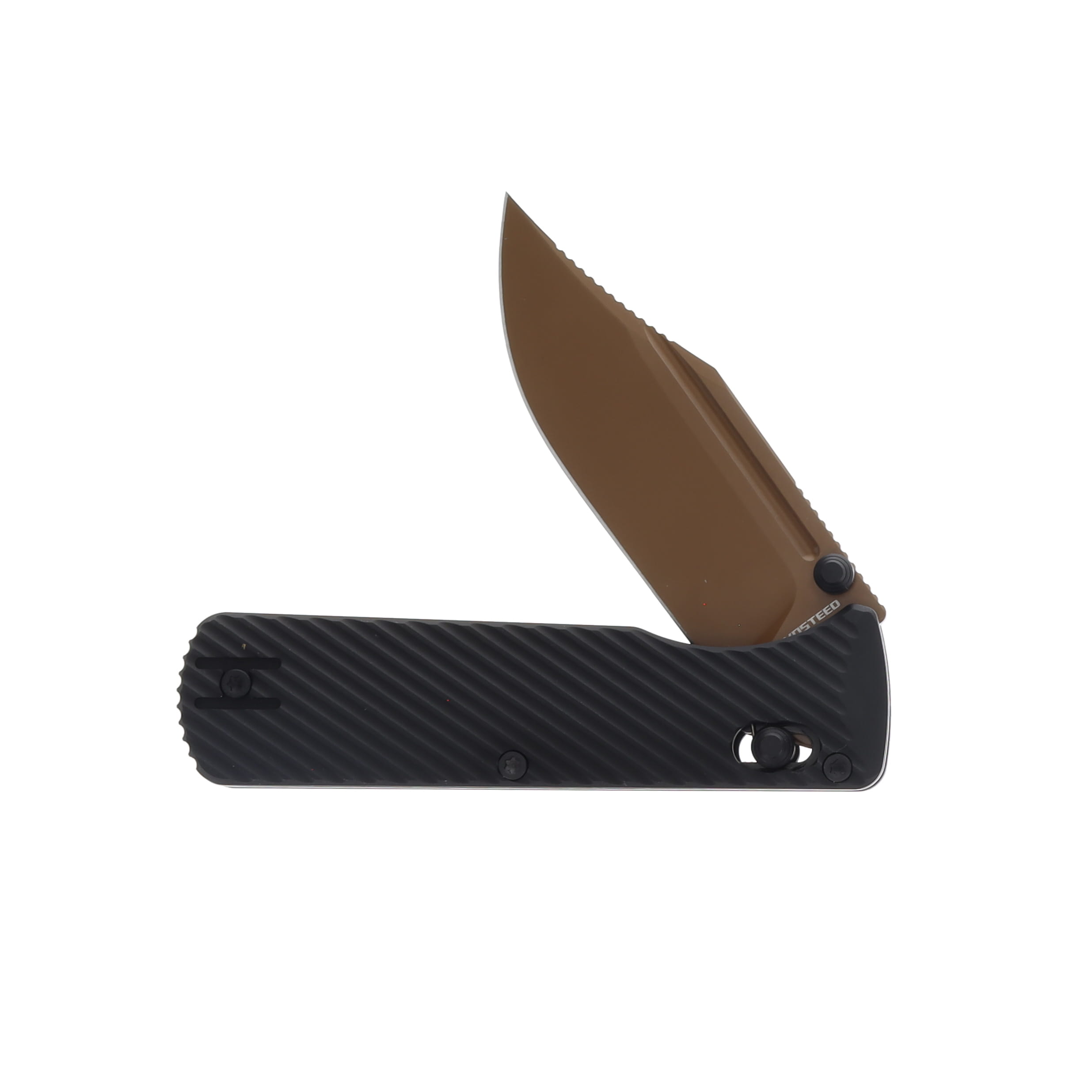 Vosteed Vombat Crossbar Lock Copper Dune Blade Black Handle A4106 View 3