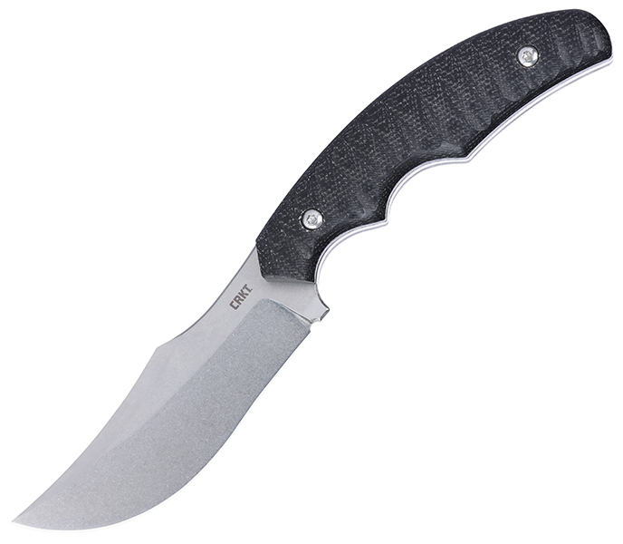 CRKT Burrower Fixed Knife Black Micarta Handle SW D2 Blade CR3610 View 1