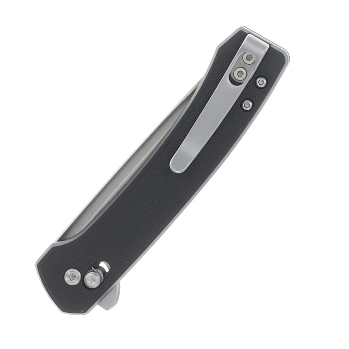 Columbia River Q Compact Cross Bar Lock Folding Knife Blk GRN Handle SW 14C28N Blade CR7075 View 4