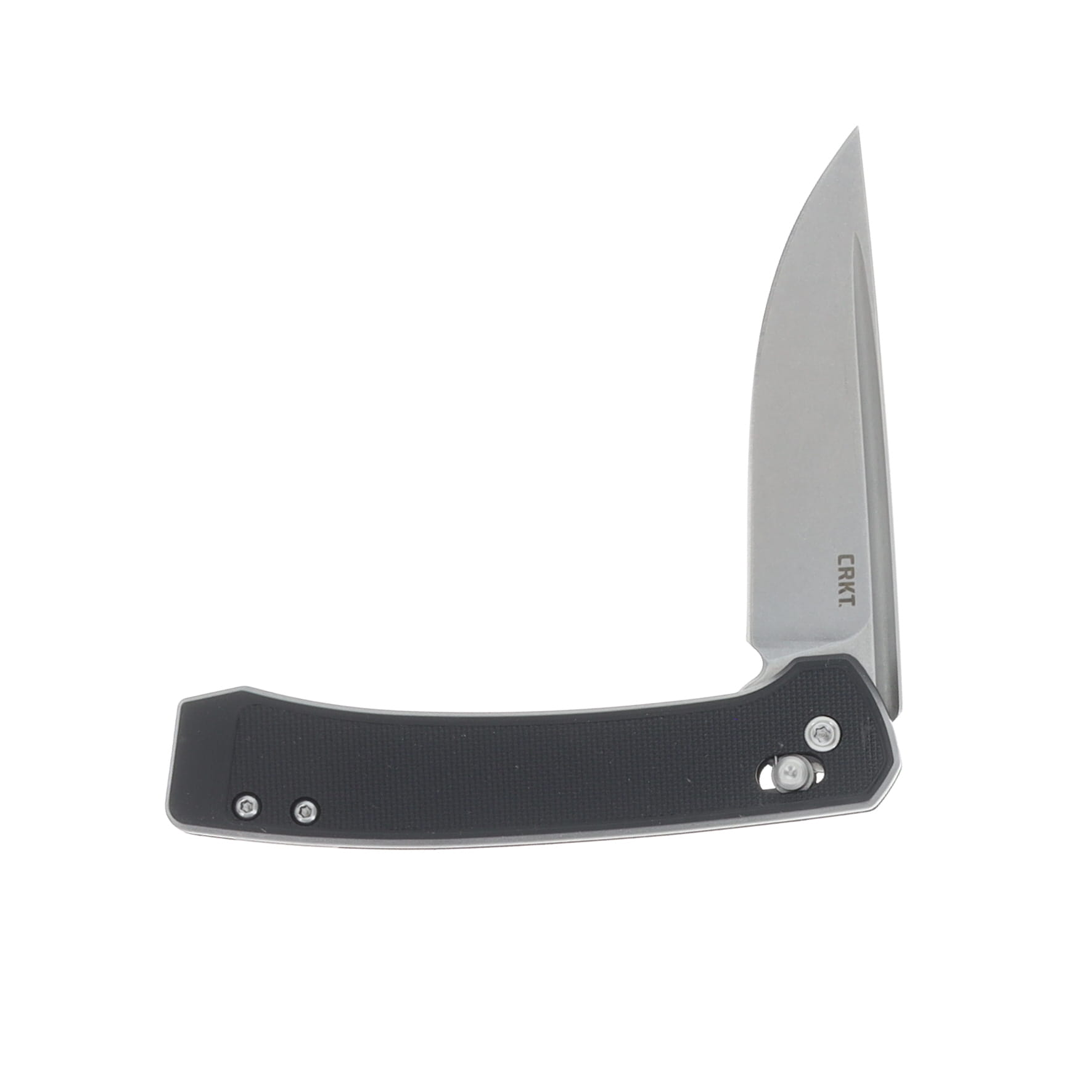 Columbia River Q Compact Cross Bar Lock Folding Knife Blk GRN Handle SW 14C28N Blade CR7075 View 3