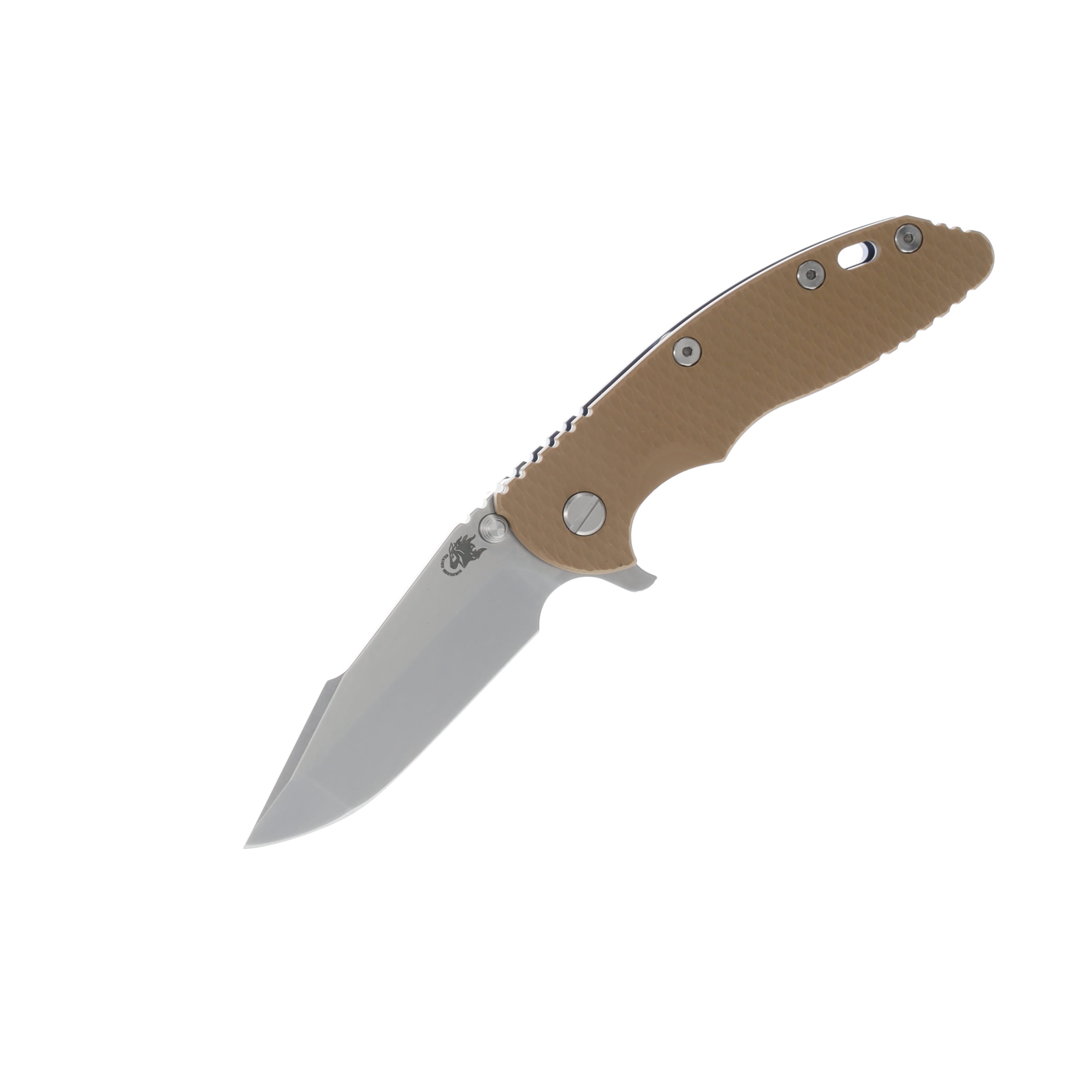 Hinderer XM-18 Coyote – Stonewash Bronze 3.5in Plain Stonewash Harpoon Spanto KXM35HSTWSWBLCY View 1
