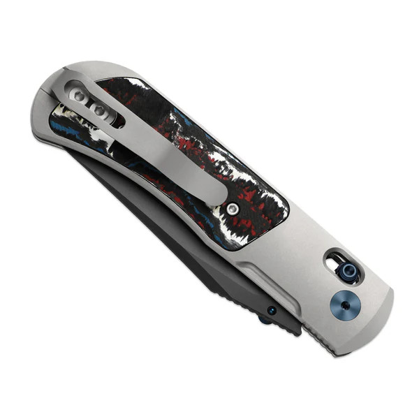 Kizer Tycho Folding Knife Titanium-Fat Carbon Handle Matte DLC Ultra S45VN Clip Point Blade KI4761A3 View 4