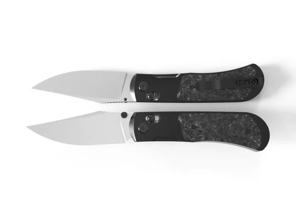 Kizer Tycho Folding Knife Titanium-Carbon Fiber Handle SW M390 Clip Point Blade KI4761A4 View 1