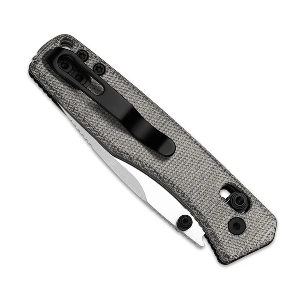 Kizer Aegis Folding Knife Black Micarta Handle AEB-L Drop Point Blade V3774A1 View 4