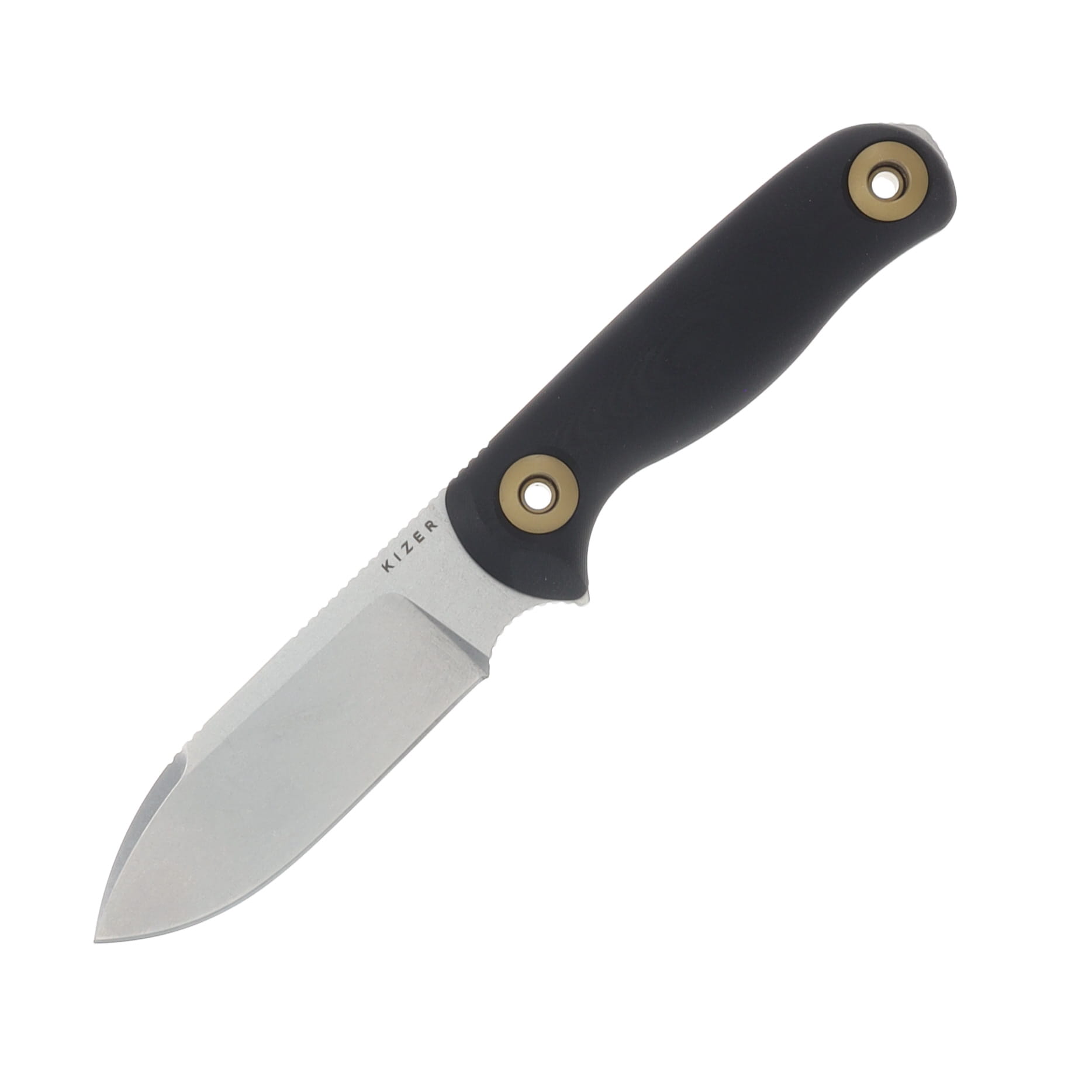 Kizer Drop Bear Fix 3 Fixed Knife Black G-10 Handle SW 14C28N Drop Point Blade 1101A1 View 3