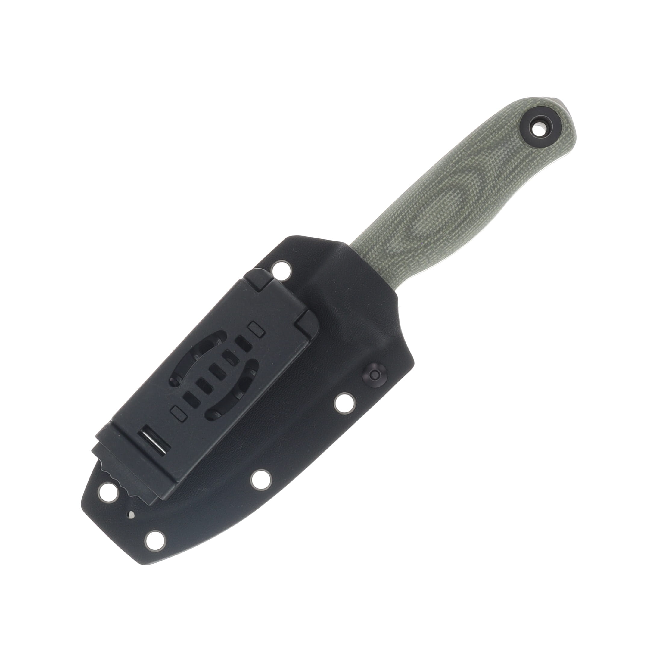 Kizer Drop Bear Fix 3 Fixed Knife Green Micarta Handle SW 14C28N Drop Point Blade 1101A2 View 7
