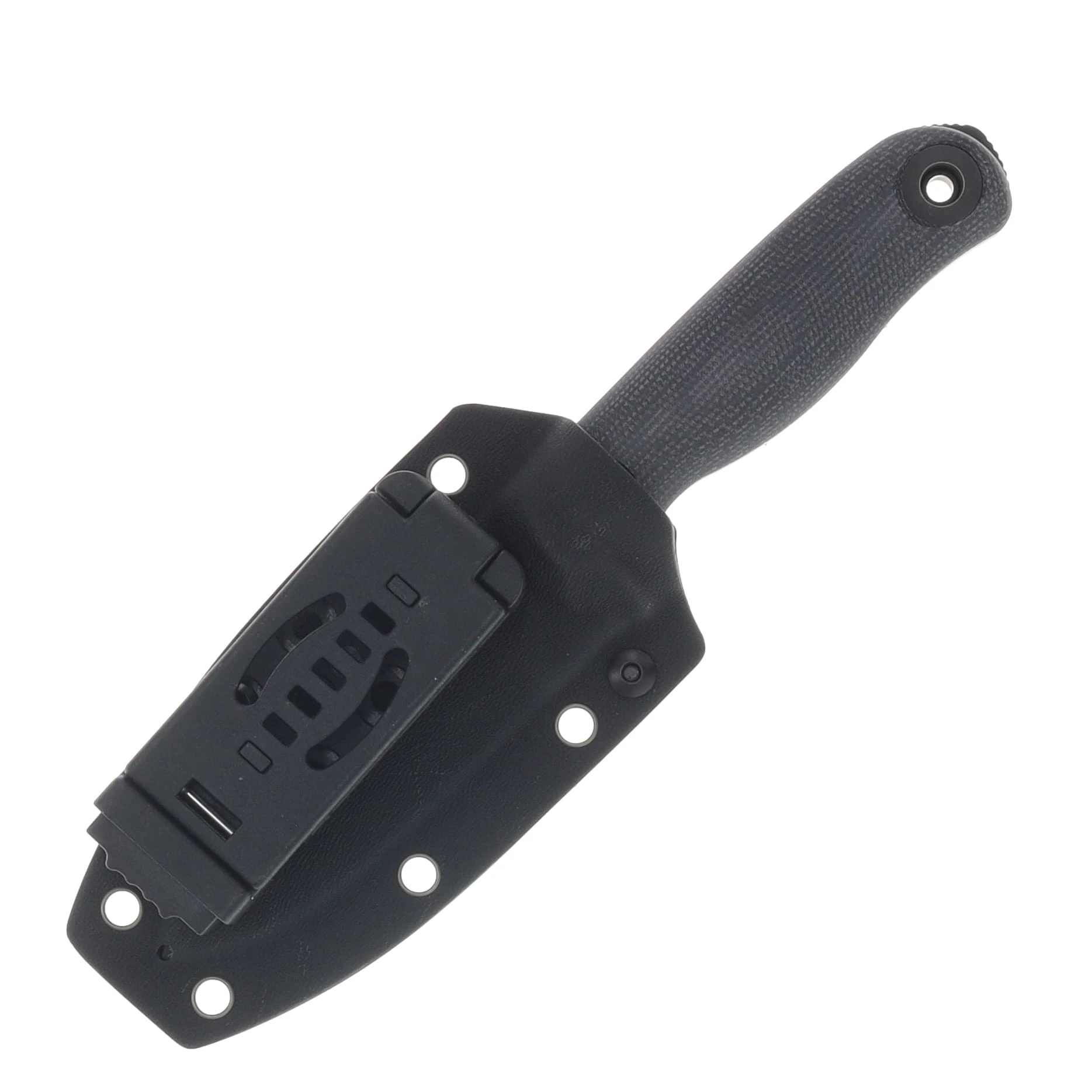 Kizer Drop Bear Fix 3 Fixed Knife Blk Micarta Handle Blk Coated 1095 Drop Point Blade 1101A3 View 8
