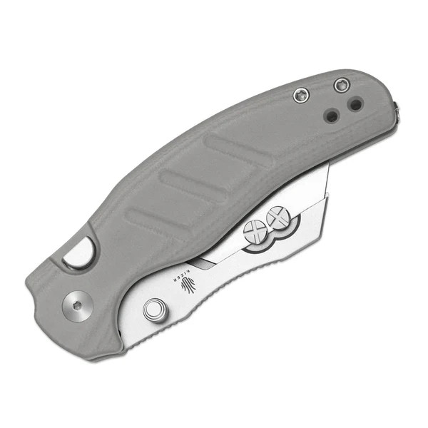 Kizer C01C UTI 1 Folding Knife Gray G-10 Handle Bead Blasted Utility Blade V3488.29JSA1 View 3
