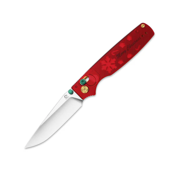 Kizer Original 2 Folding Knife Red Acrylic Handle Blasted S45VN Drop Point Blade KI3605.2MC1 View 1