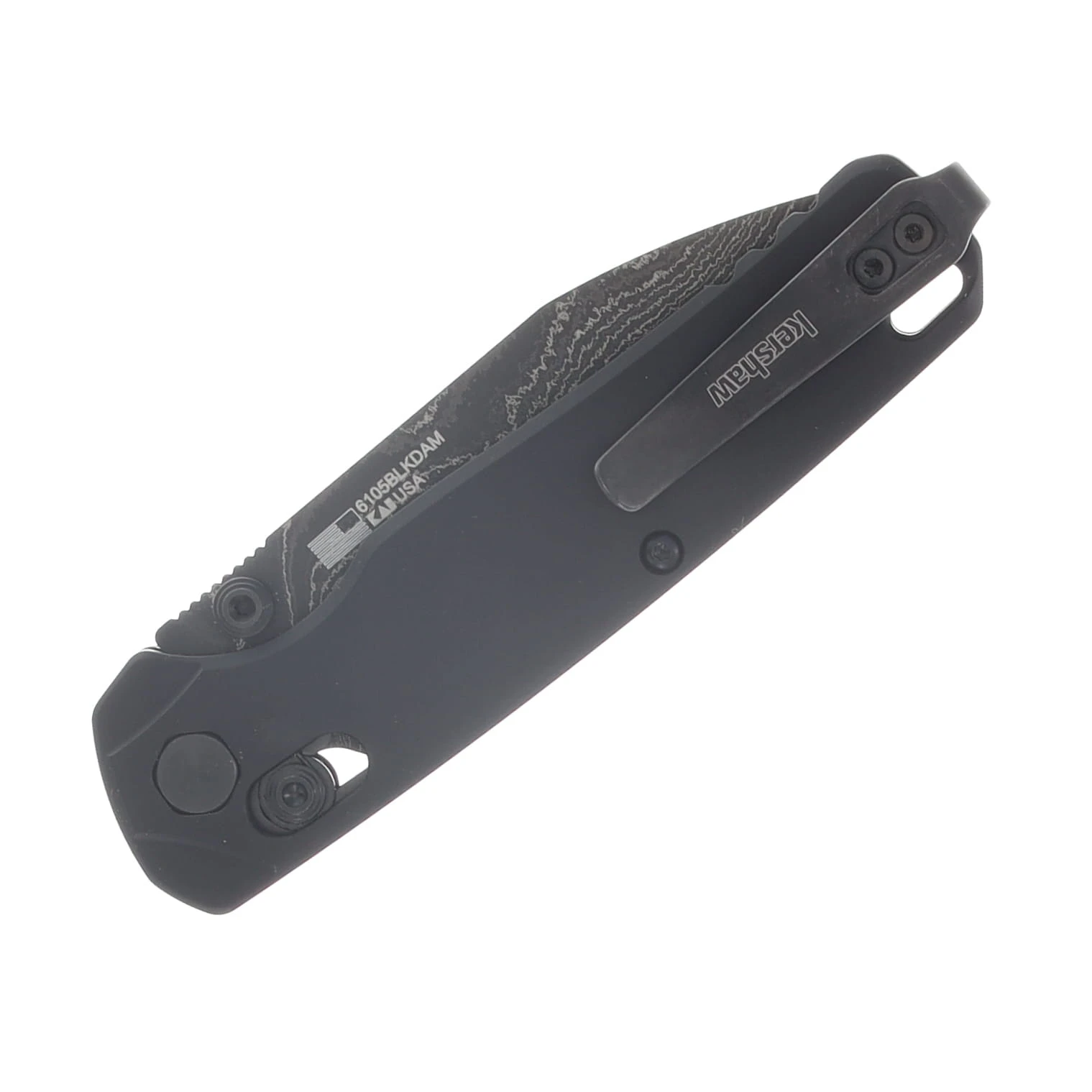 Kershaw Bel Air Duralock Folding Knife Black Damascus Blade KS6105BLKDAM View 6