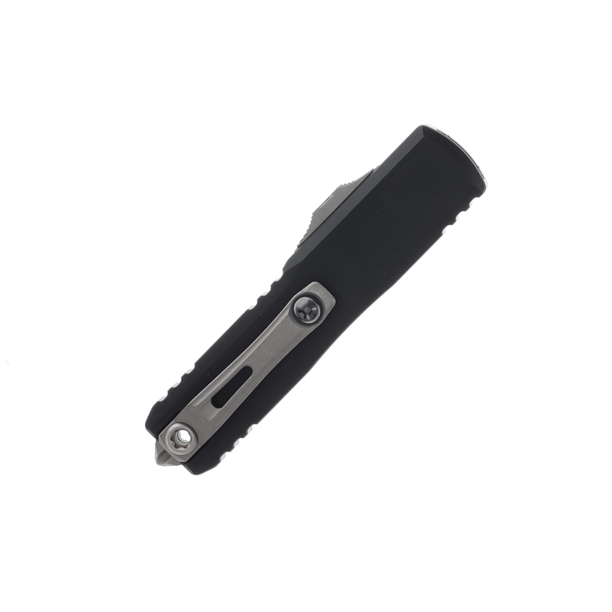 Microtech UTX-85 GEN IV OTF Auto S/E Apocalyptic Part Serrate Black AUMT1231411AP View 3