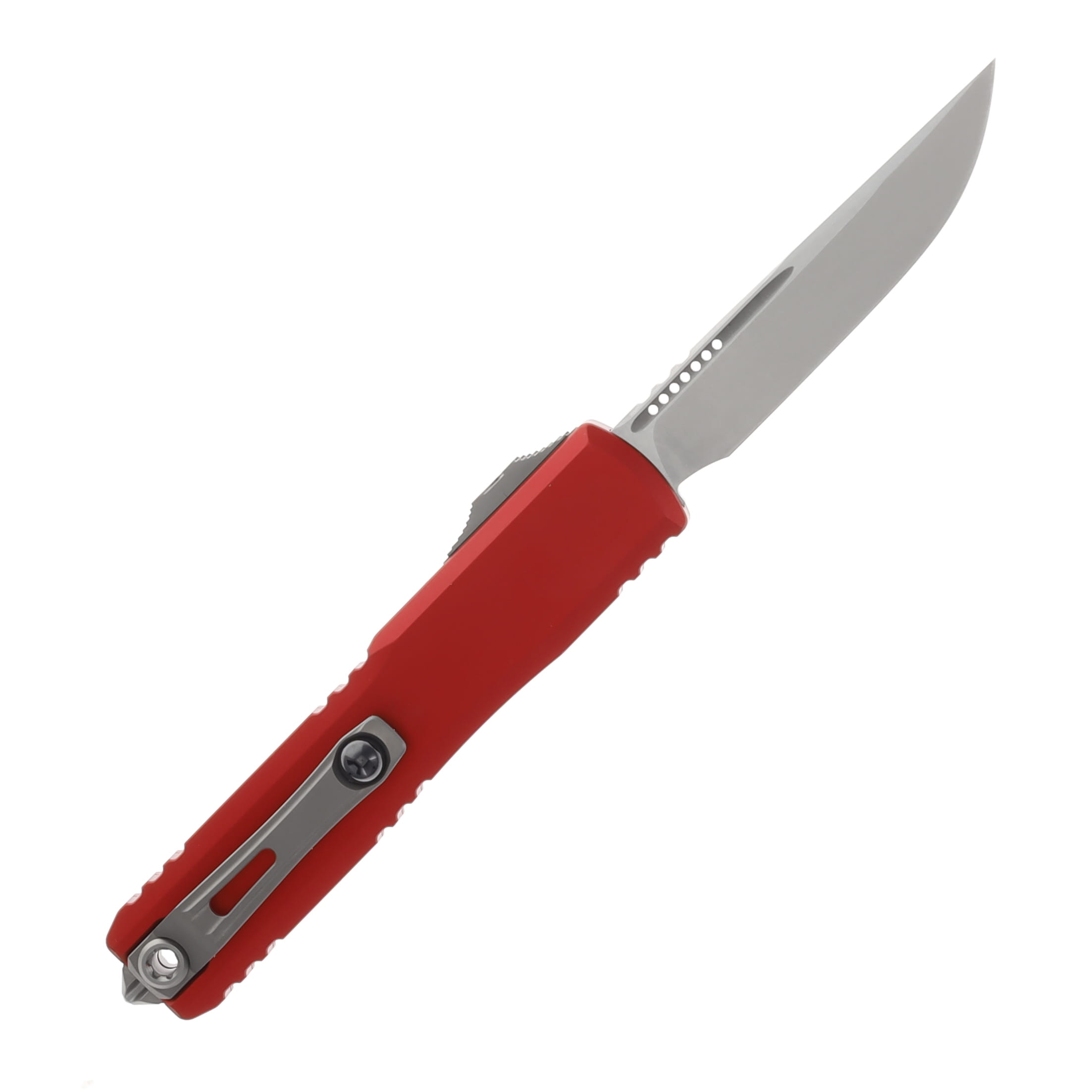 Microtech Ultratech GEN IV OTF Auto S/E Stonewash Standard Red AUMT1121410RD View 2