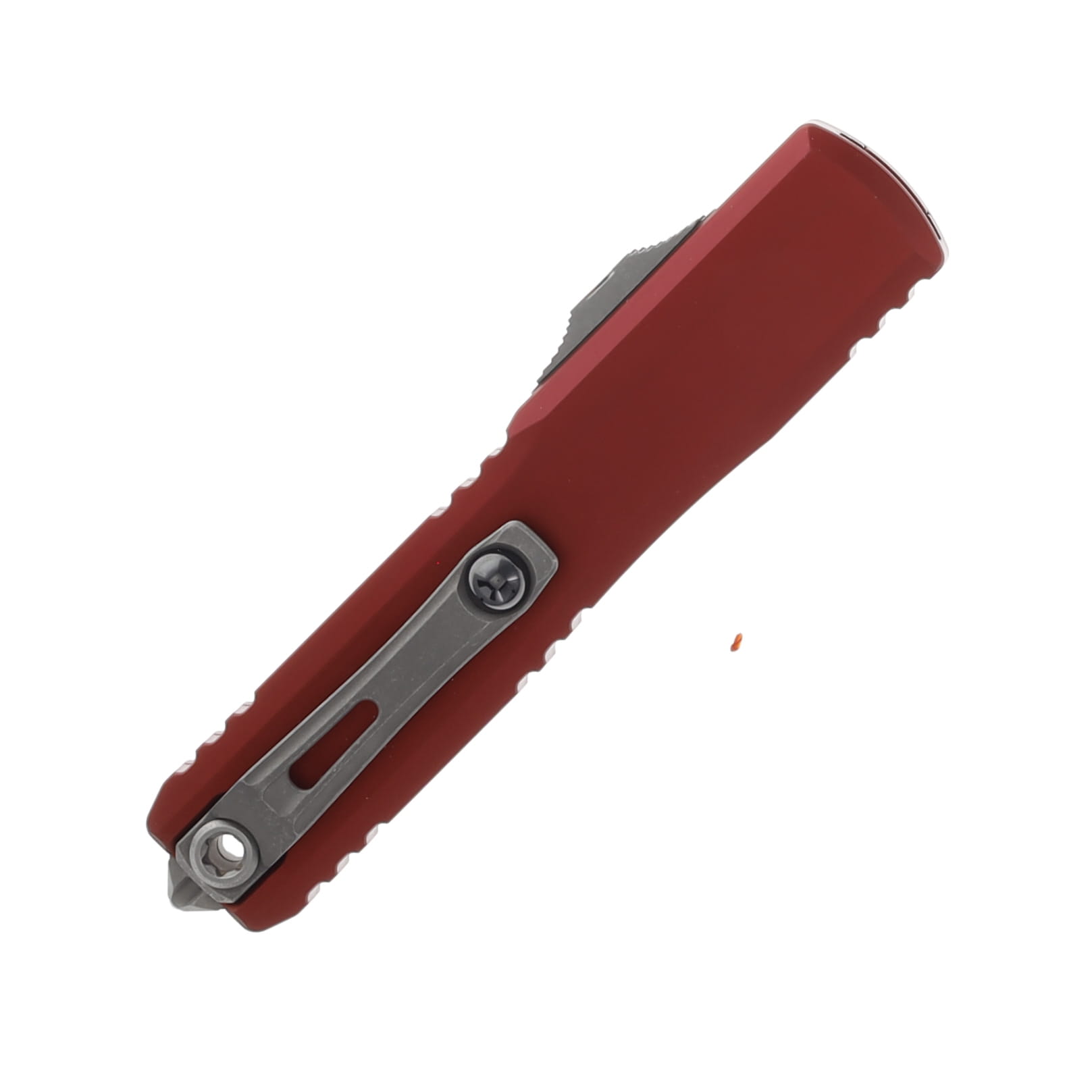 Microtech Ultratech GEN IV OTF Auto S/E Apocalyptic Part Serrate Merlot AUMT1121411APMR View 3