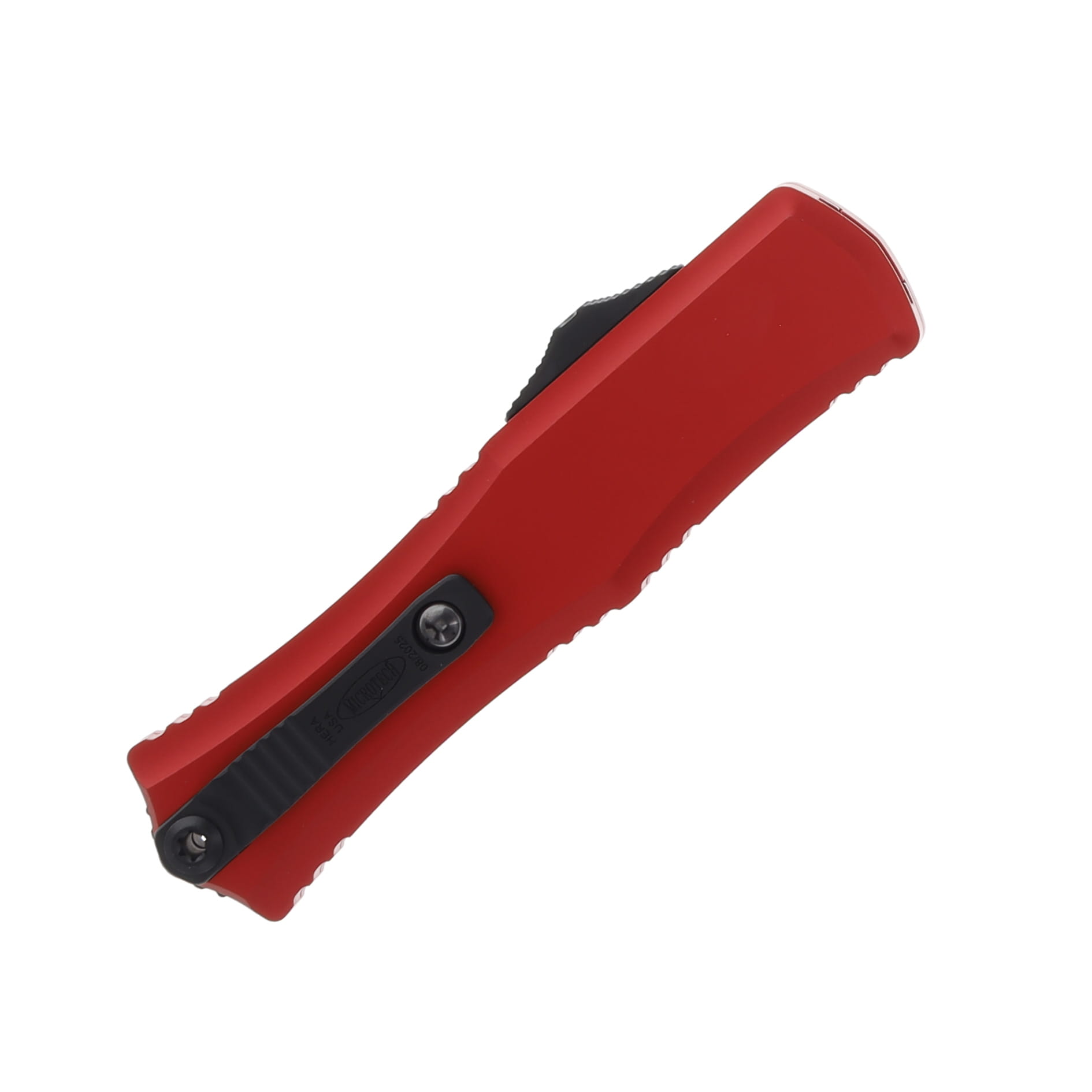 Microtech Hera II Mini OTF D/E Red Plain Black Dagger Blade AUMT1702M1RD View 3