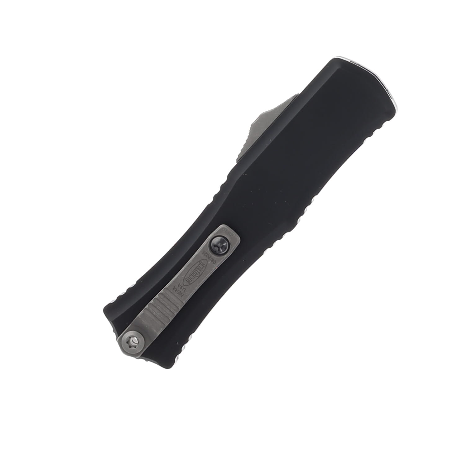 Microtech Hera II Mini OTF S/E Black Plain Apocalyptic Drop Point Blade AUMT1703M10AP View 3