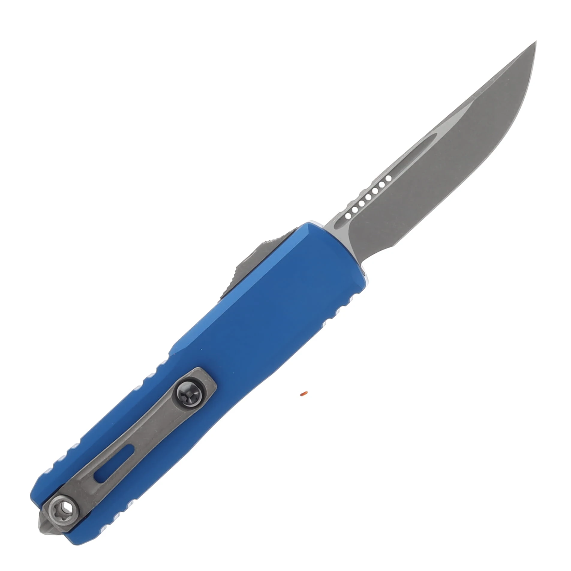 Microtech UTX-85 GEN IV OTF Auto S/E Apocalyptic Standard Blue AUMT1231410APBL View 2