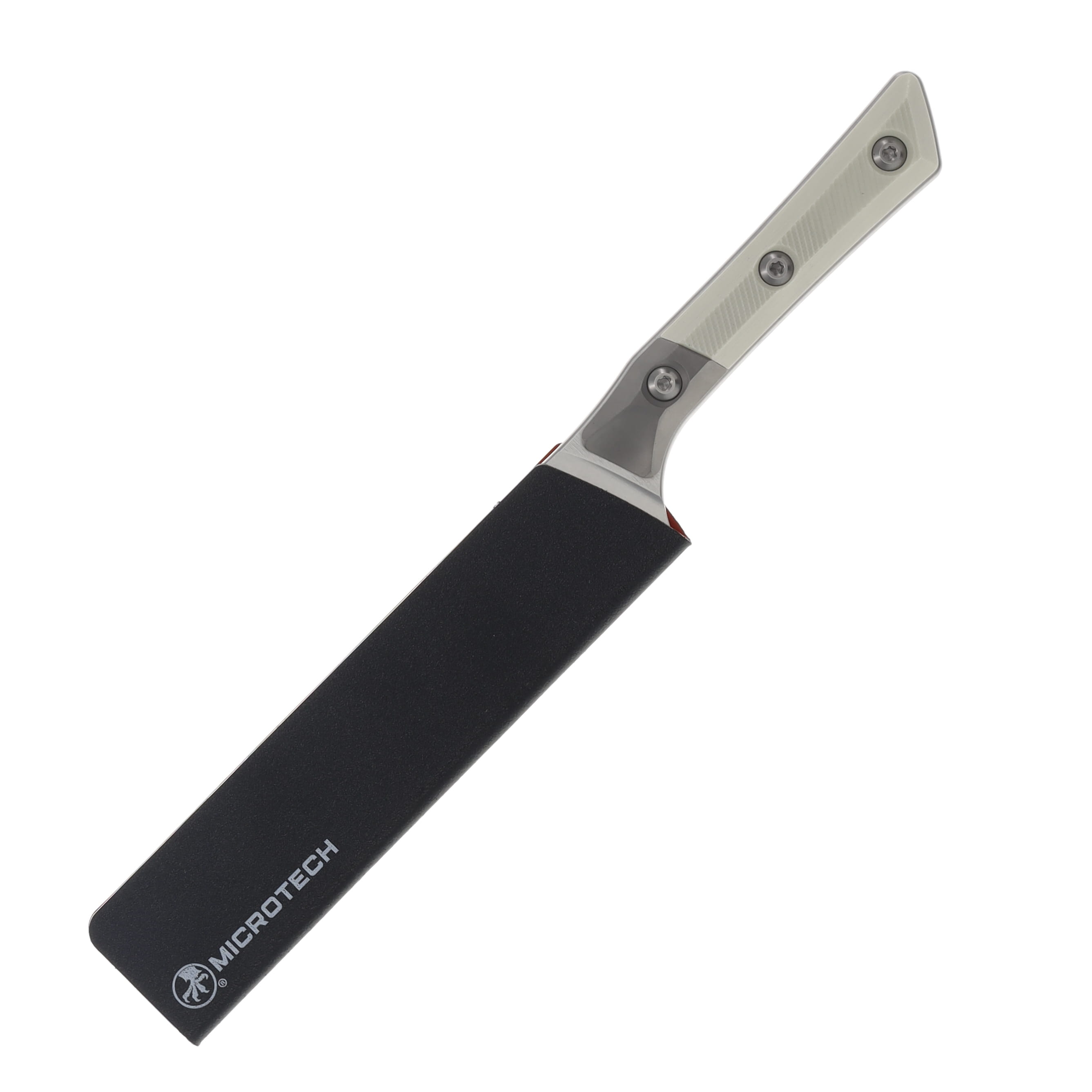 Microtech 6in Utility Knife SW Standard Titanium Bolster Ivory G-10 MT3400B10IV View 3