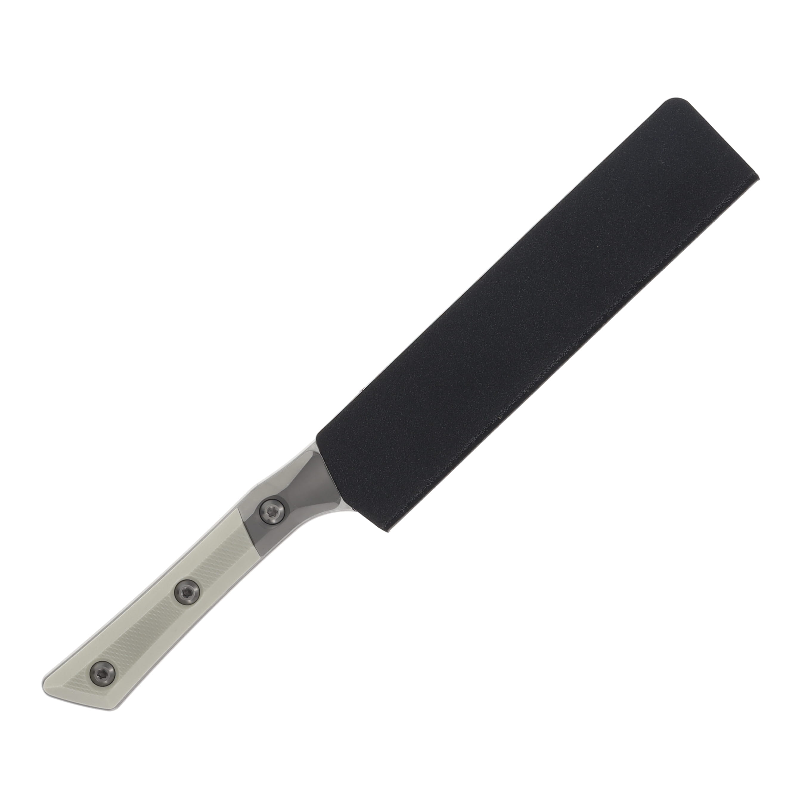 Microtech 6in Utility Knife SW Standard Titanium Bolster Ivory G-10 MT3400B10IV View 4
