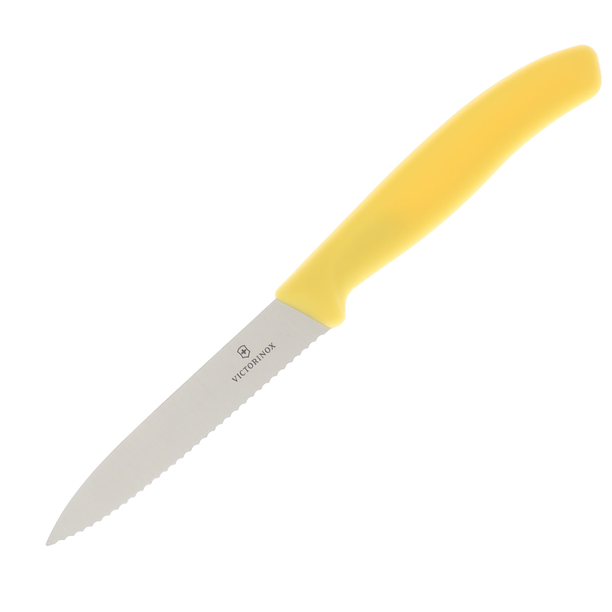 Victorinox Swiss Classic Paring Knife Yellow 4in Serrated Paring V67738C1 View 1