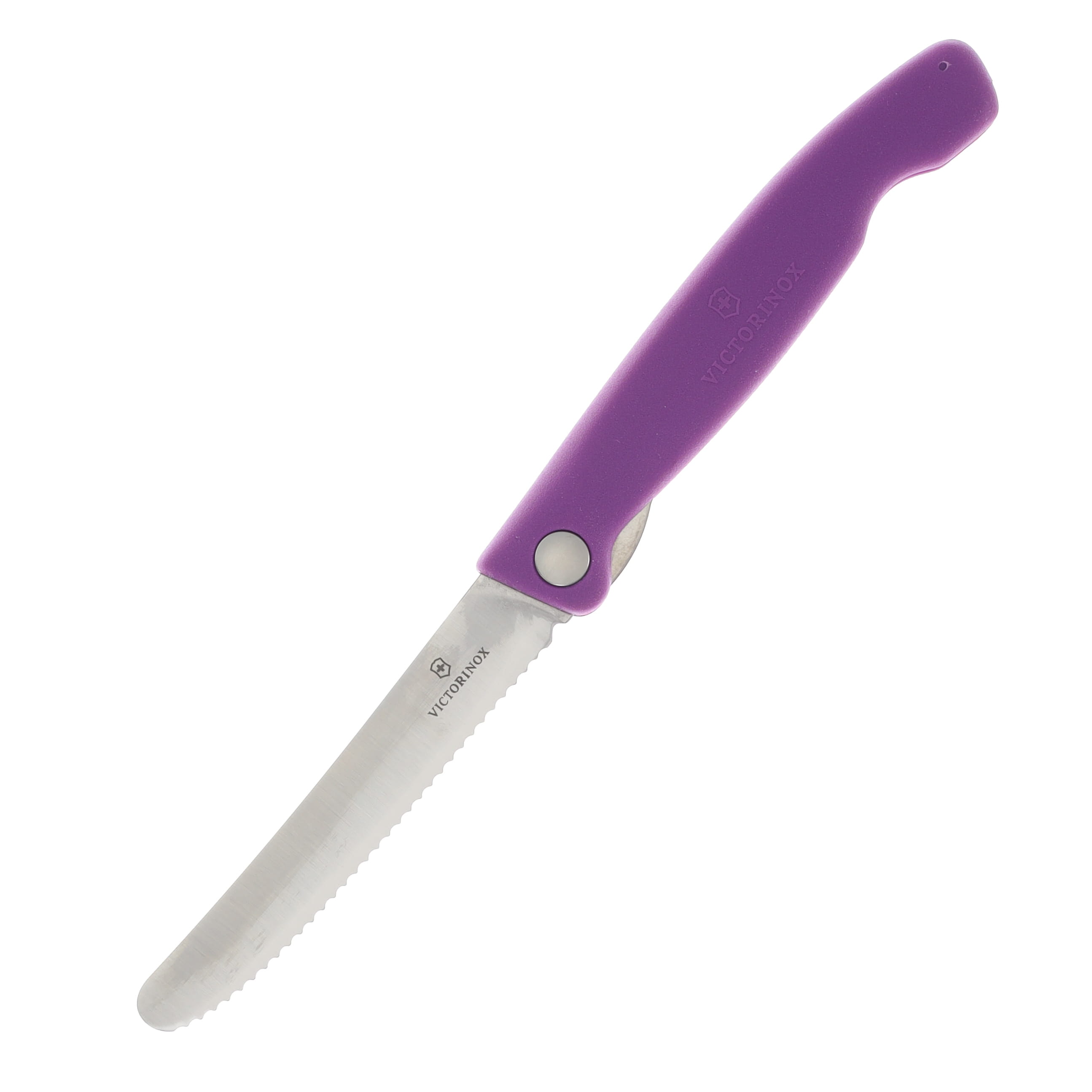Victorinox Swiss Classic Folding Paring Knife Purple 4.5in Serr Paring V67835FC1 View 1