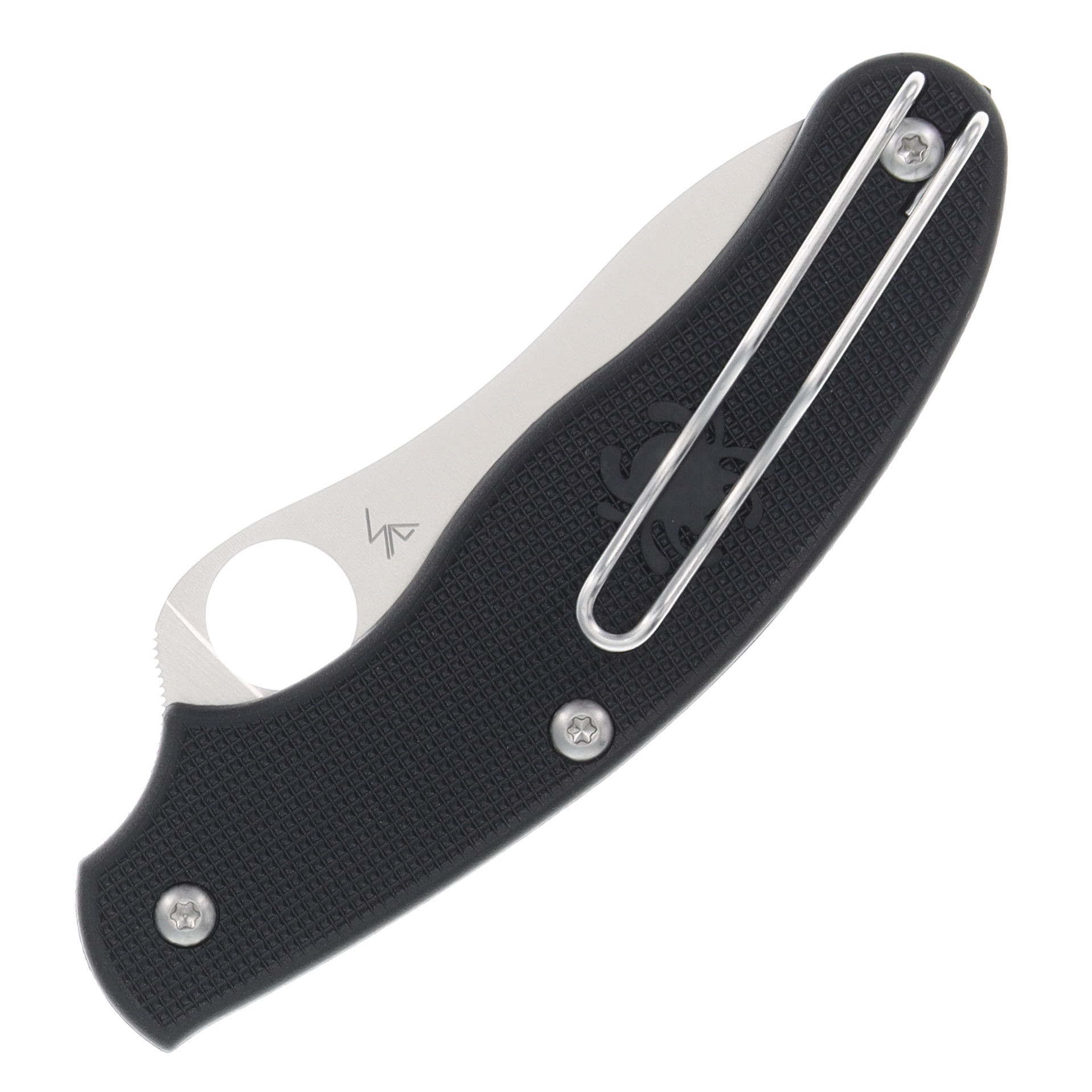 Spyderco UK Penknife SlipIt Folding Knife (Drop Point Black FRN) SPC94PBK3 View 2