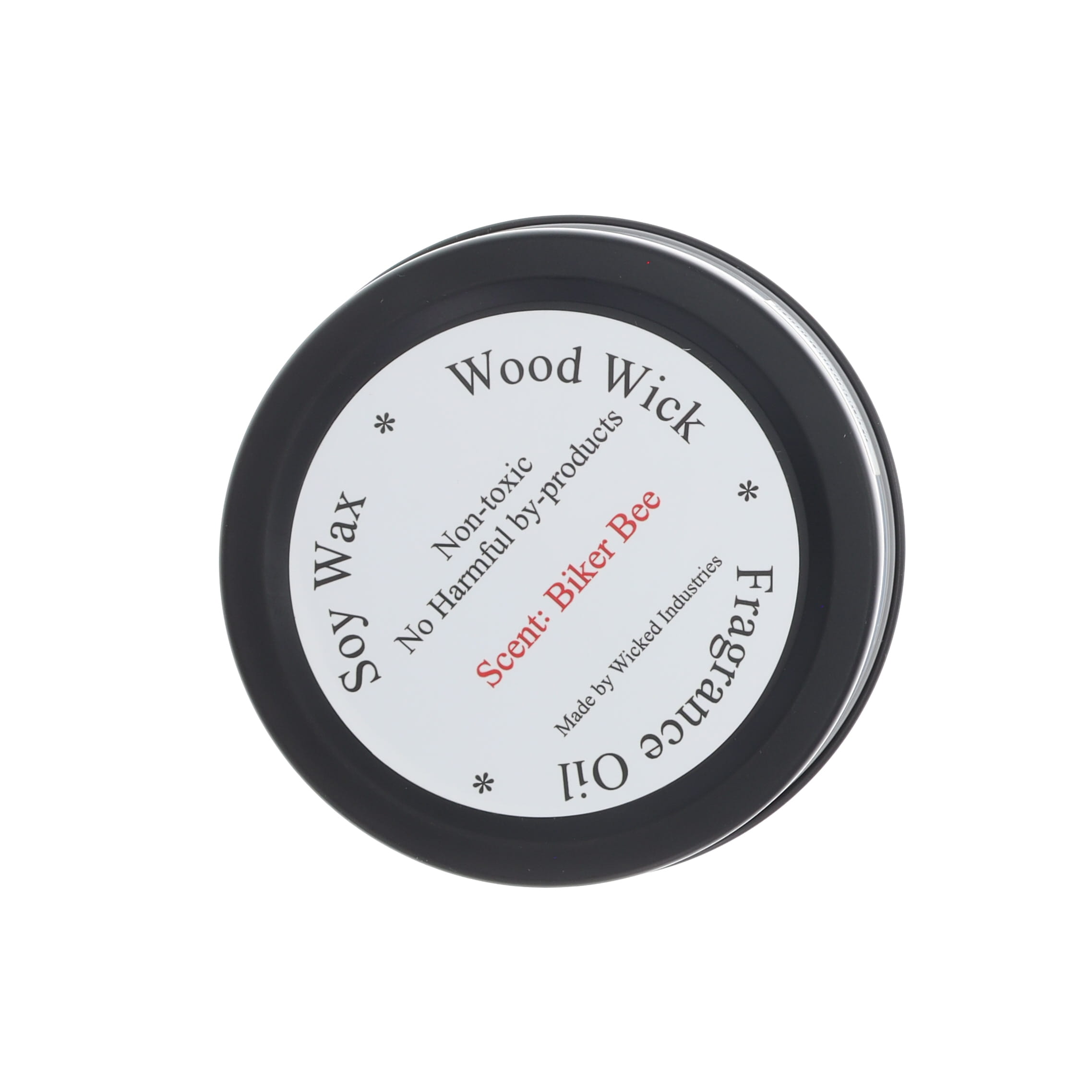 Wicked Ind. Wicked Wix Candle 8oz Tin Biker Bee WICKWIX8OZBEE View 2