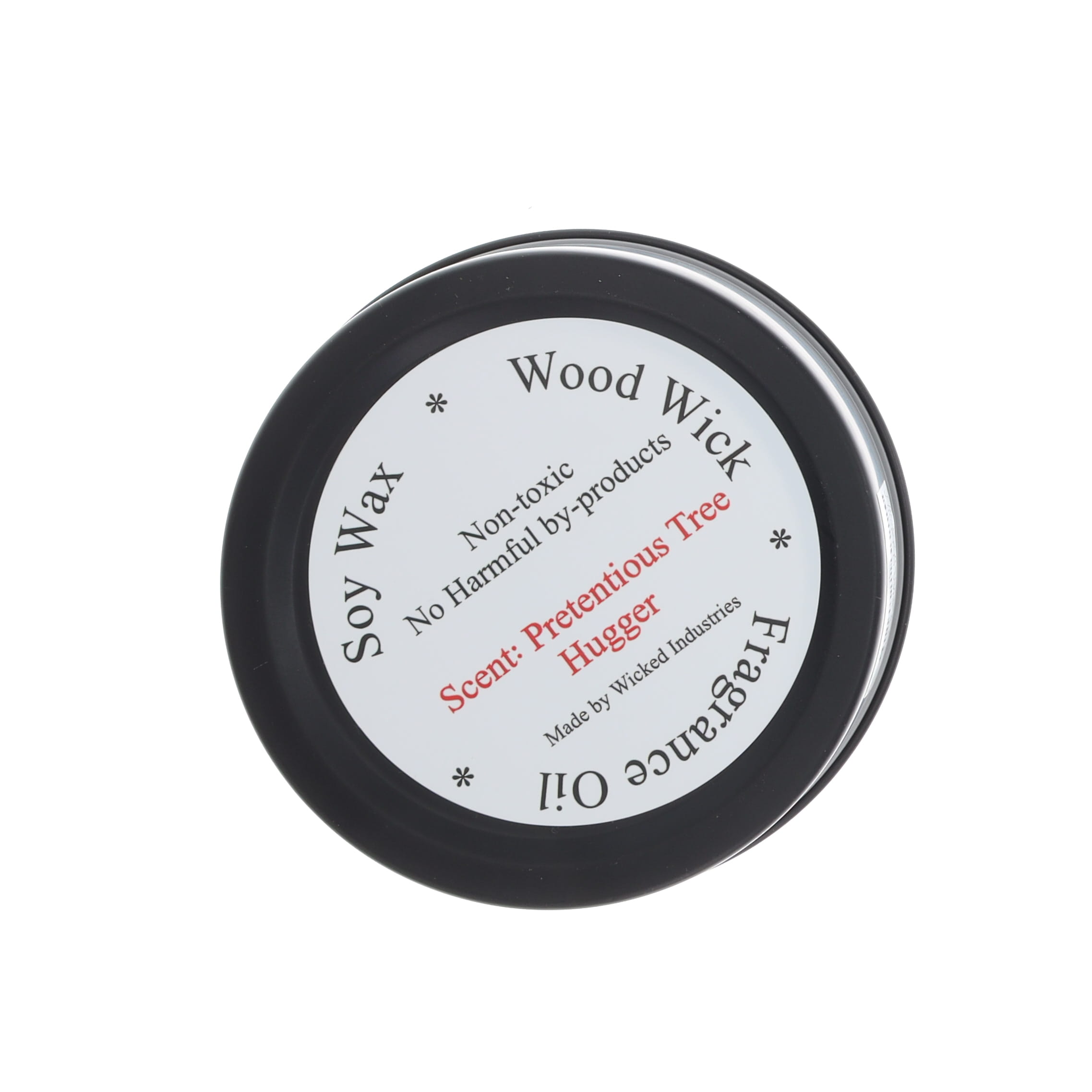 Wicked Ind. Wicked Wix Candle 8oz Tin Pretentious Tree Hugger WICKWIX8OZPTH View 2