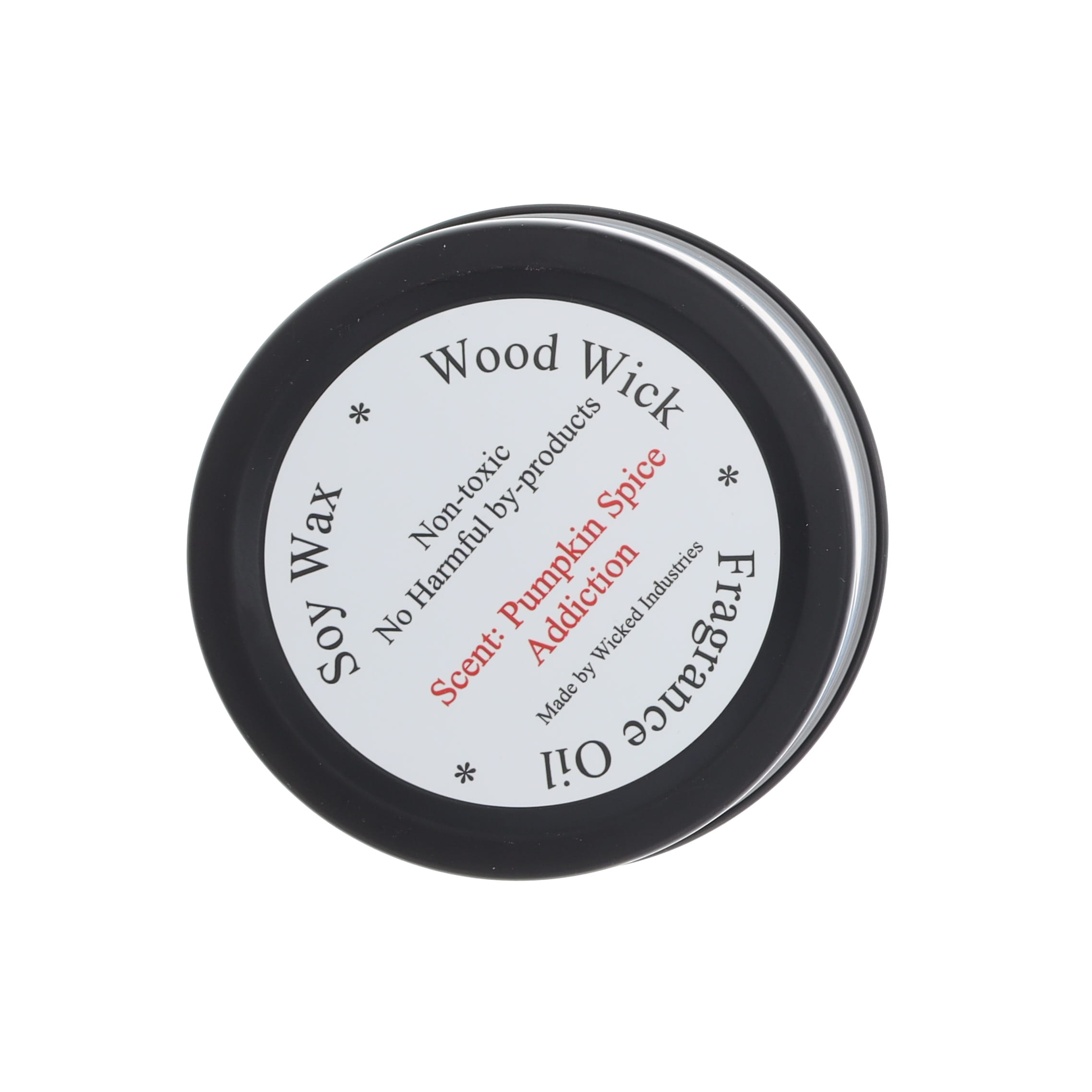 Wicked Ind. Wicked Wix Candle 8oz Tin Pumpkin Spice WICKWIX8OZPS View 2