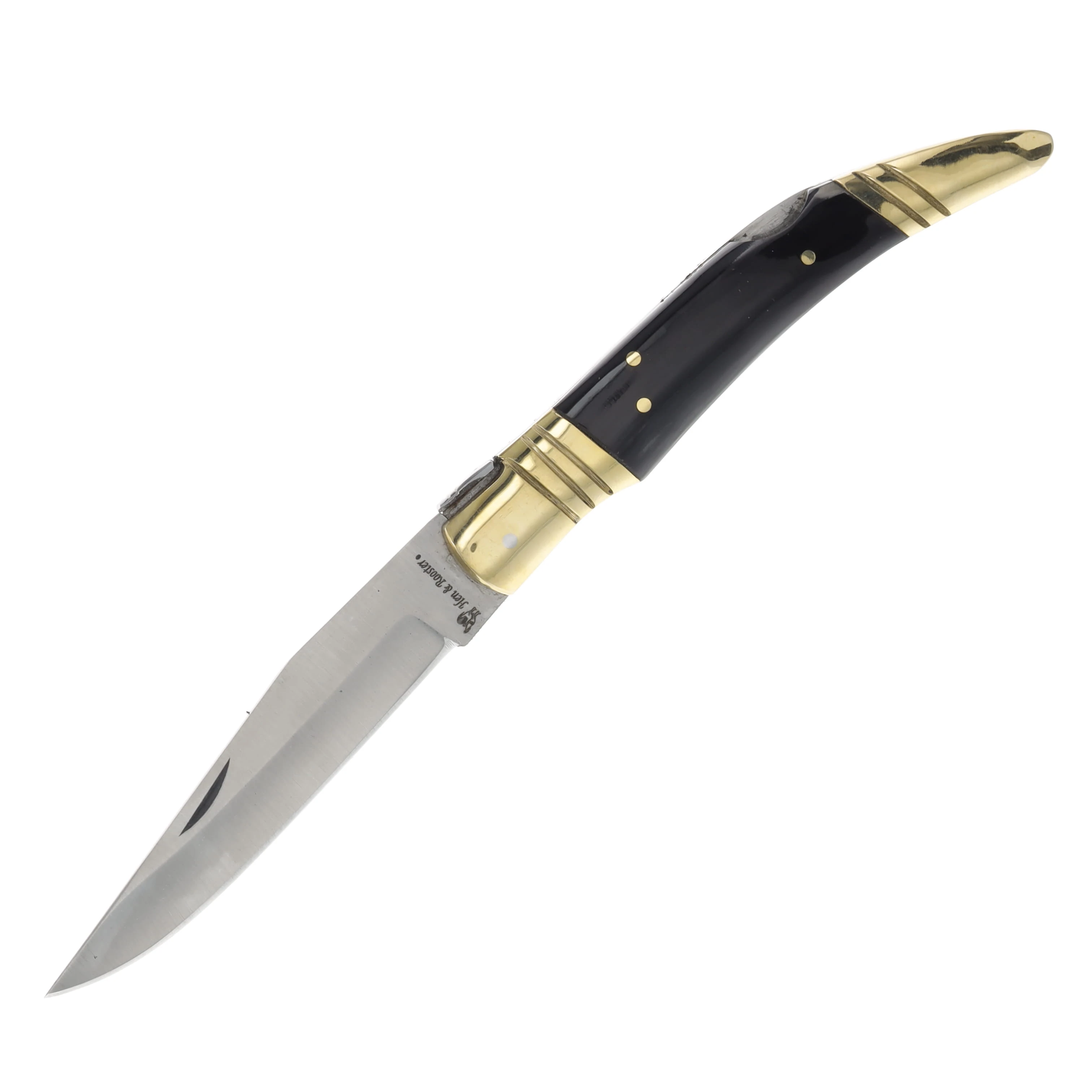 Hen & Rooster Buffalo Horn Large Lockback Toothpick Folding Knife HRI5044BH5 View 1