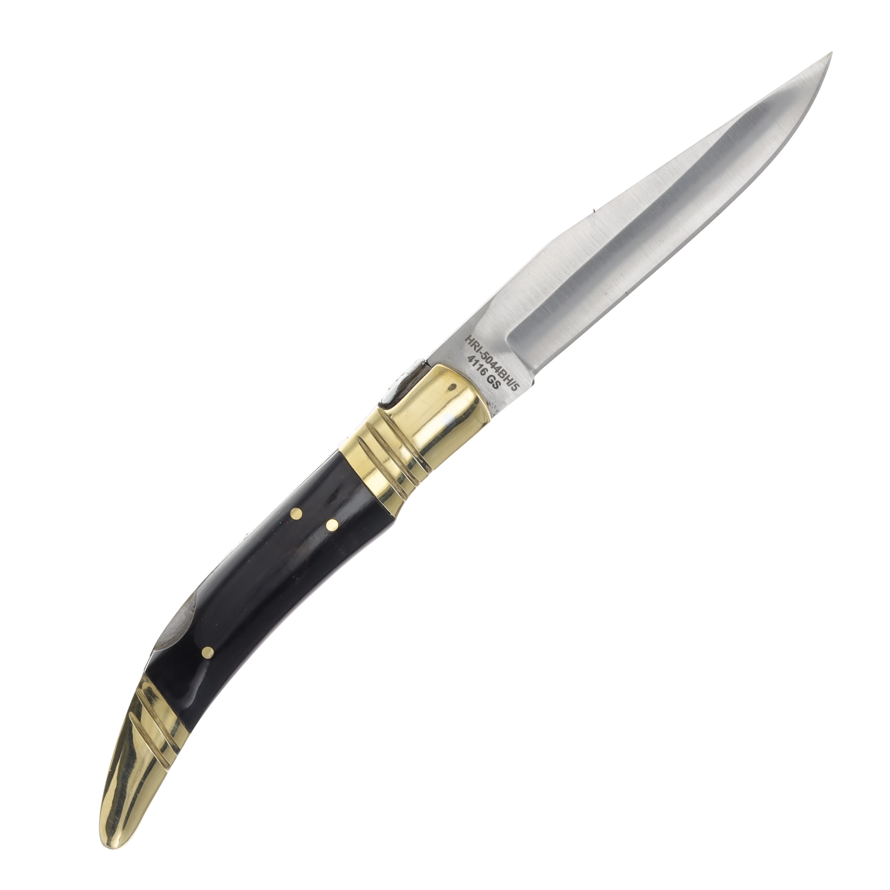 Hen & Rooster Buffalo Horn Large Lockback Toothpick Folding Knife HRI5044BH5 View 2