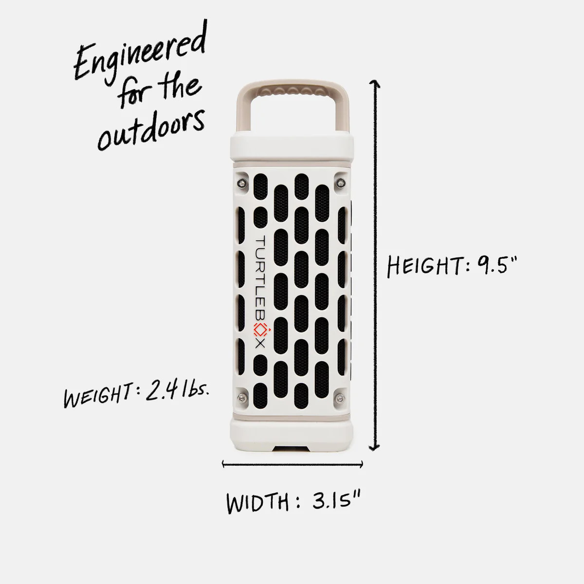 TurtleBox Ranger Speaker-Ivory View 1