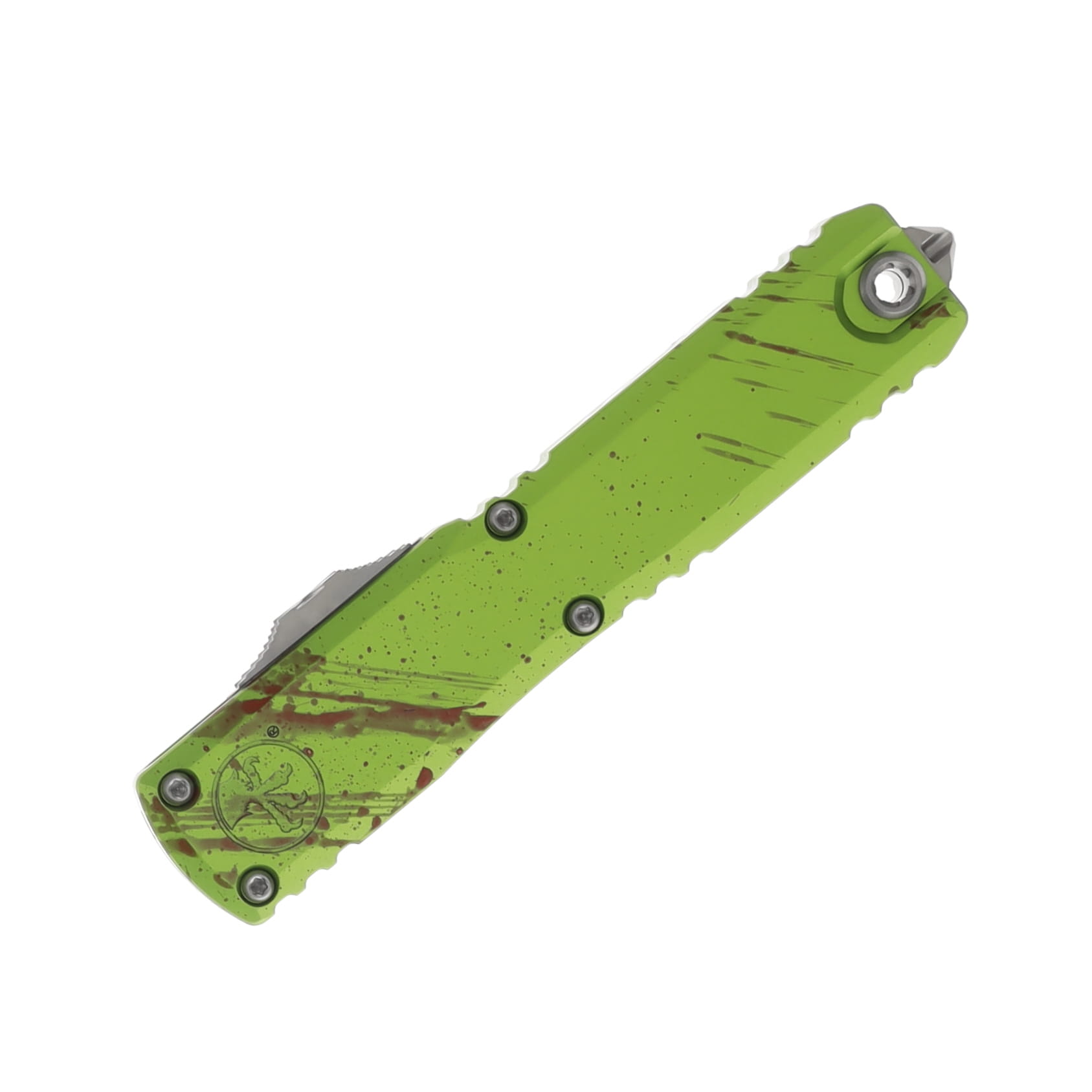Microtech Ultratech GEN IV OTF Auto S/E Stonewash Standard Zombie AUMT1121410Z View 3