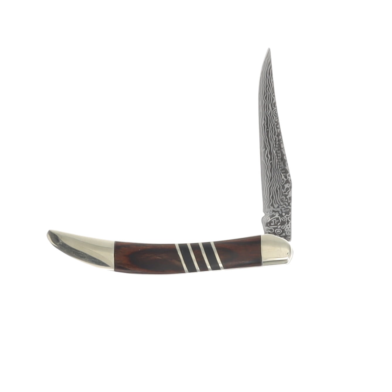 Frost Black Hills Steel Rosewood Toothpick Folding Pocket Knife FRBKH109RW View 1