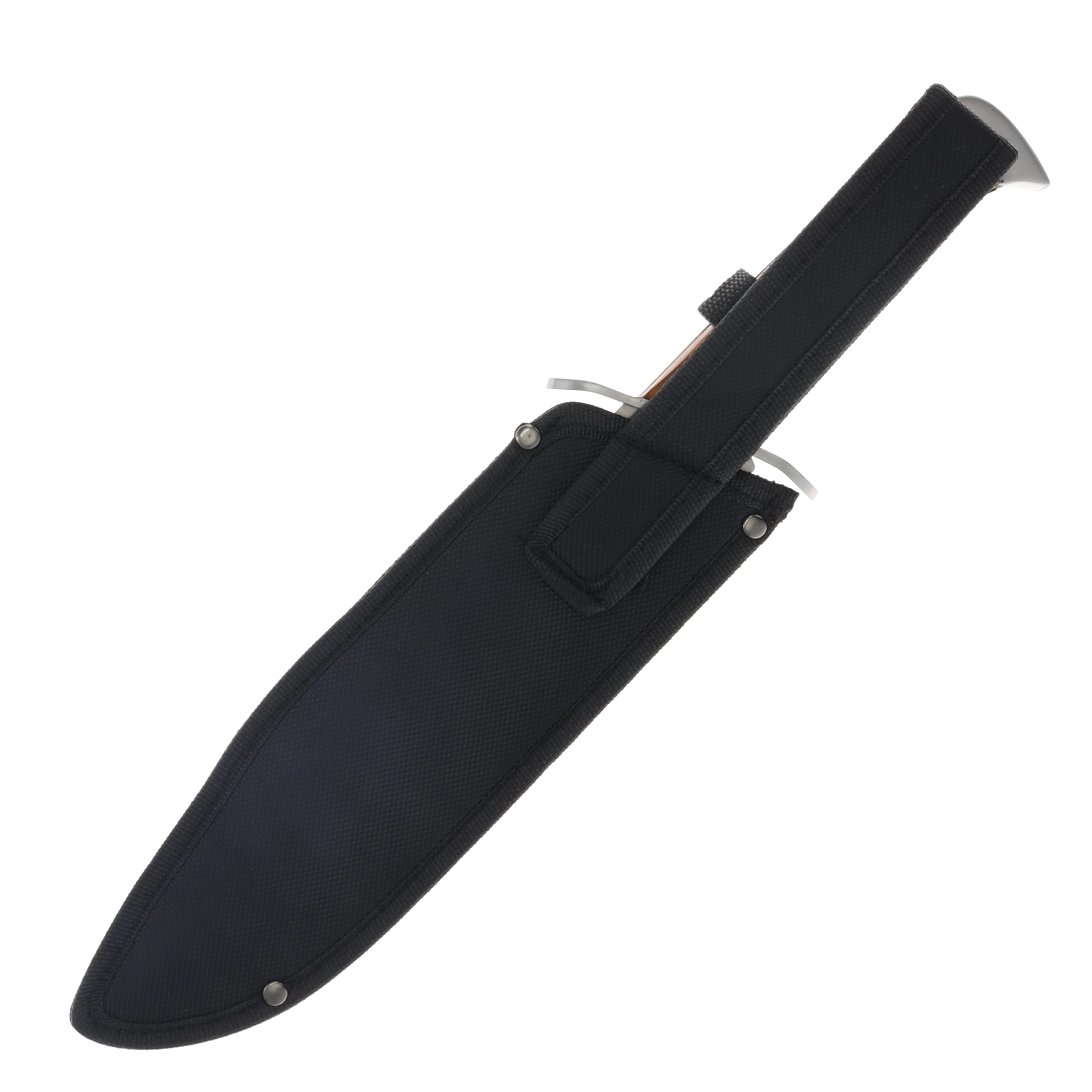 Frost Black Hills Fixed Knife Bushmaster Red Pakkawood Bowie With Sheath FRBKH119 View 4