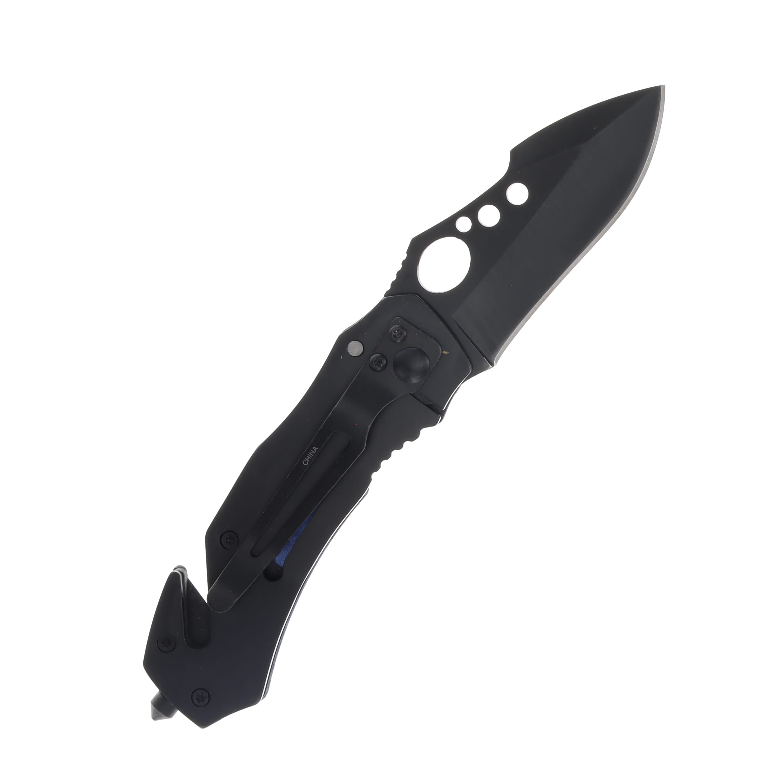 Frost Snap Dragon Folding Knife Linerlock Aluminum Handle FR281DB View 2