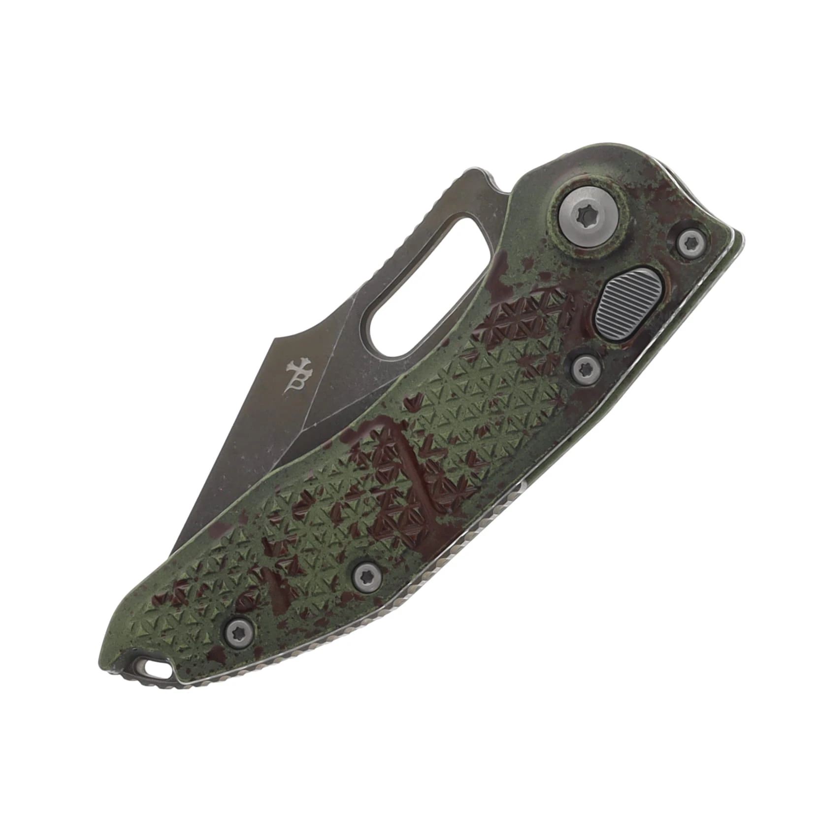 Microtech Stitch OTS Auto S/E Full Serrate Outbreak Signature Series MT1693OBS View 3