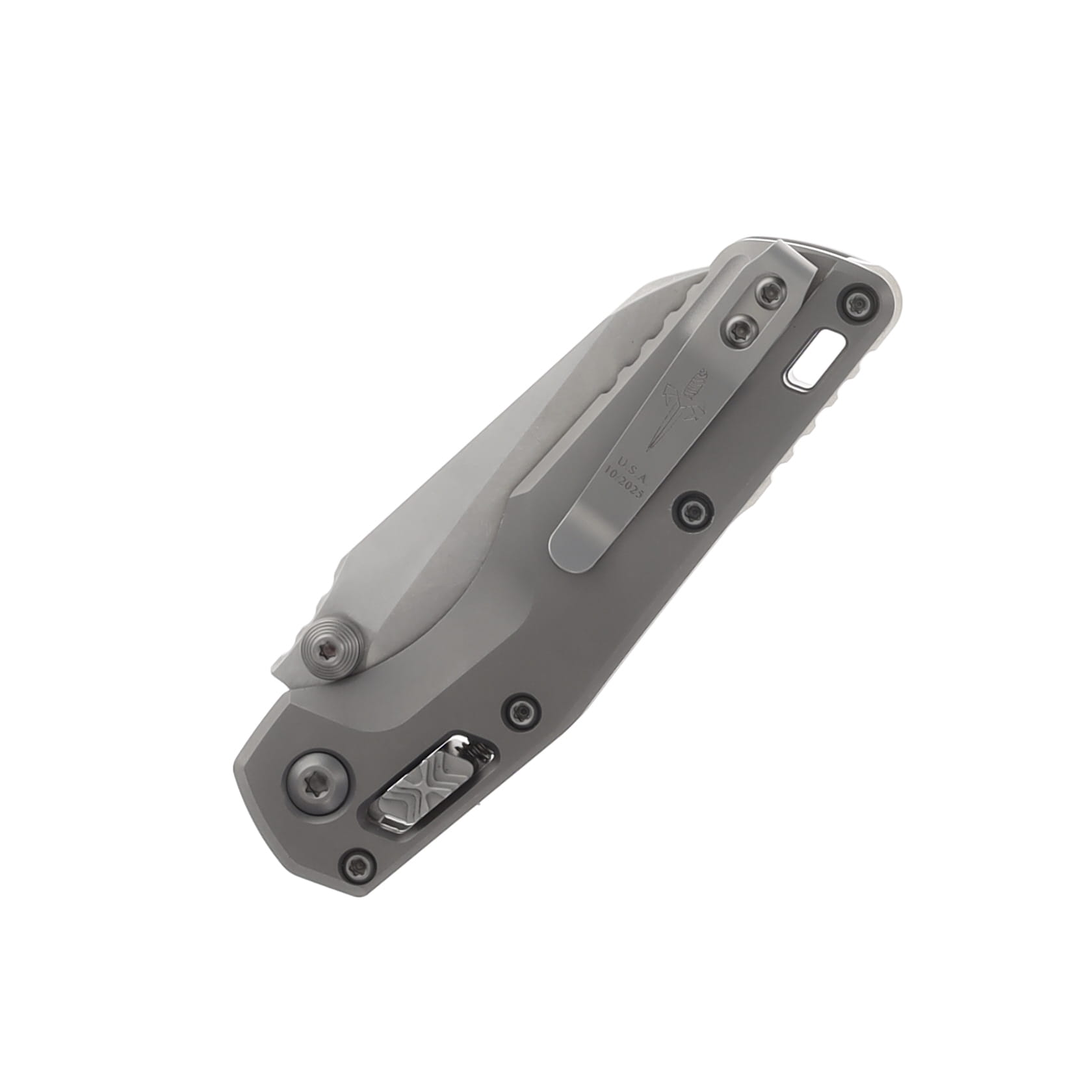 Microtech MSI RAM-LOK Mini Folding Knife S/E Two Tone SW BB TI Handle–BB Hardware MT210MSWBBTIBBMCK View 5