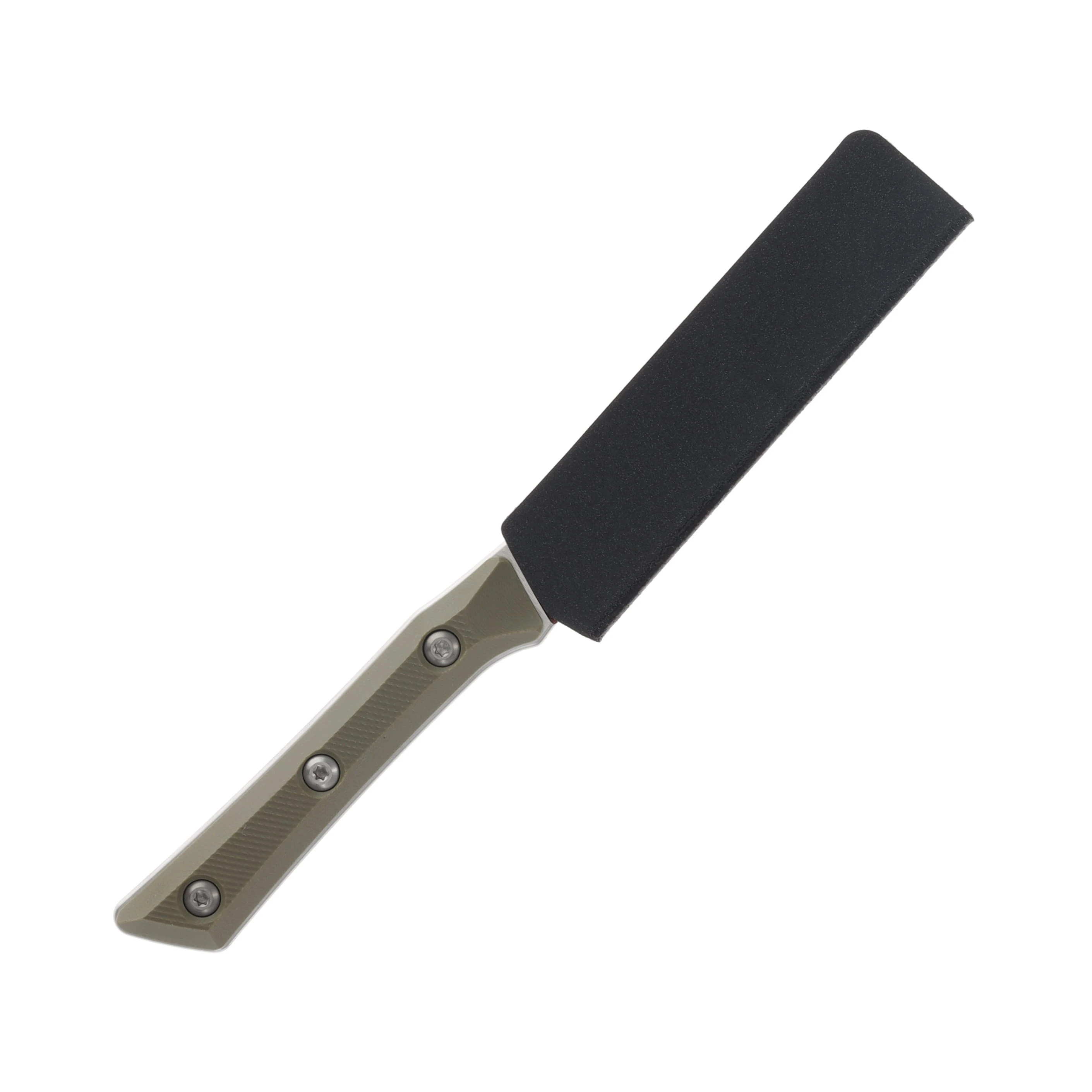 Microtech 3.5in Paring Knife SW Standard OD Green G-10 MT350010OD View 3