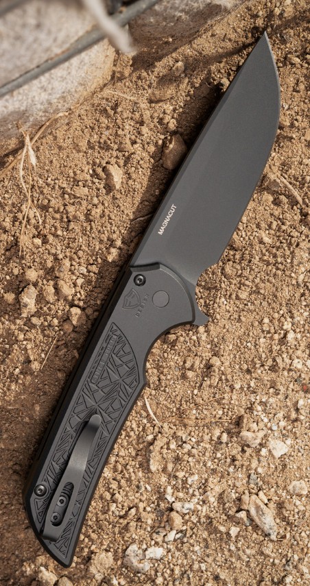 MATEＸ Pro-Tech Mordax Folding Knife Blk Nexus Textured Handle Blk DLC