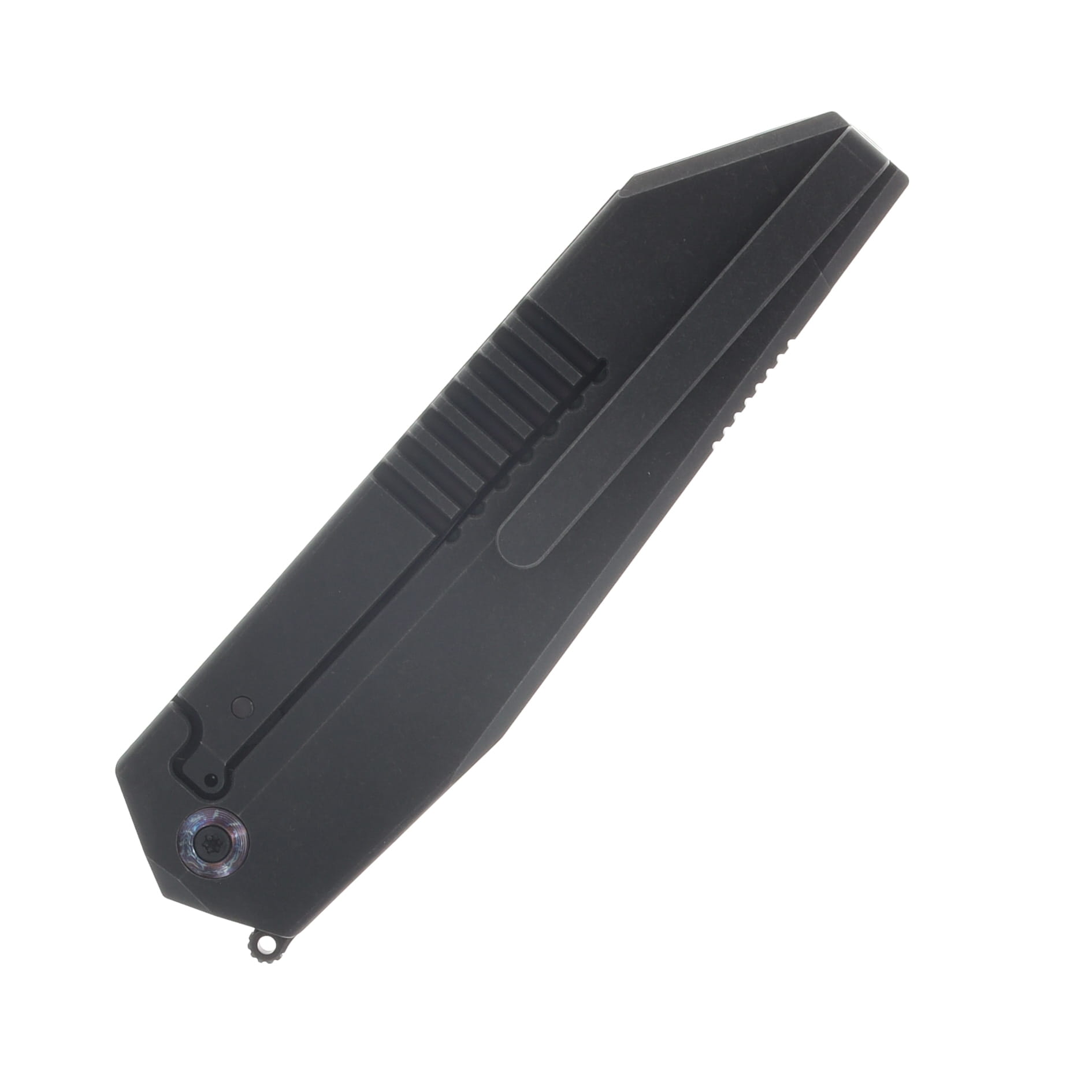 We Knife Co Collinear Folding Knife Blk TI Handle And End Cap Blk SW M390 Blade WE22034D-1 View 5