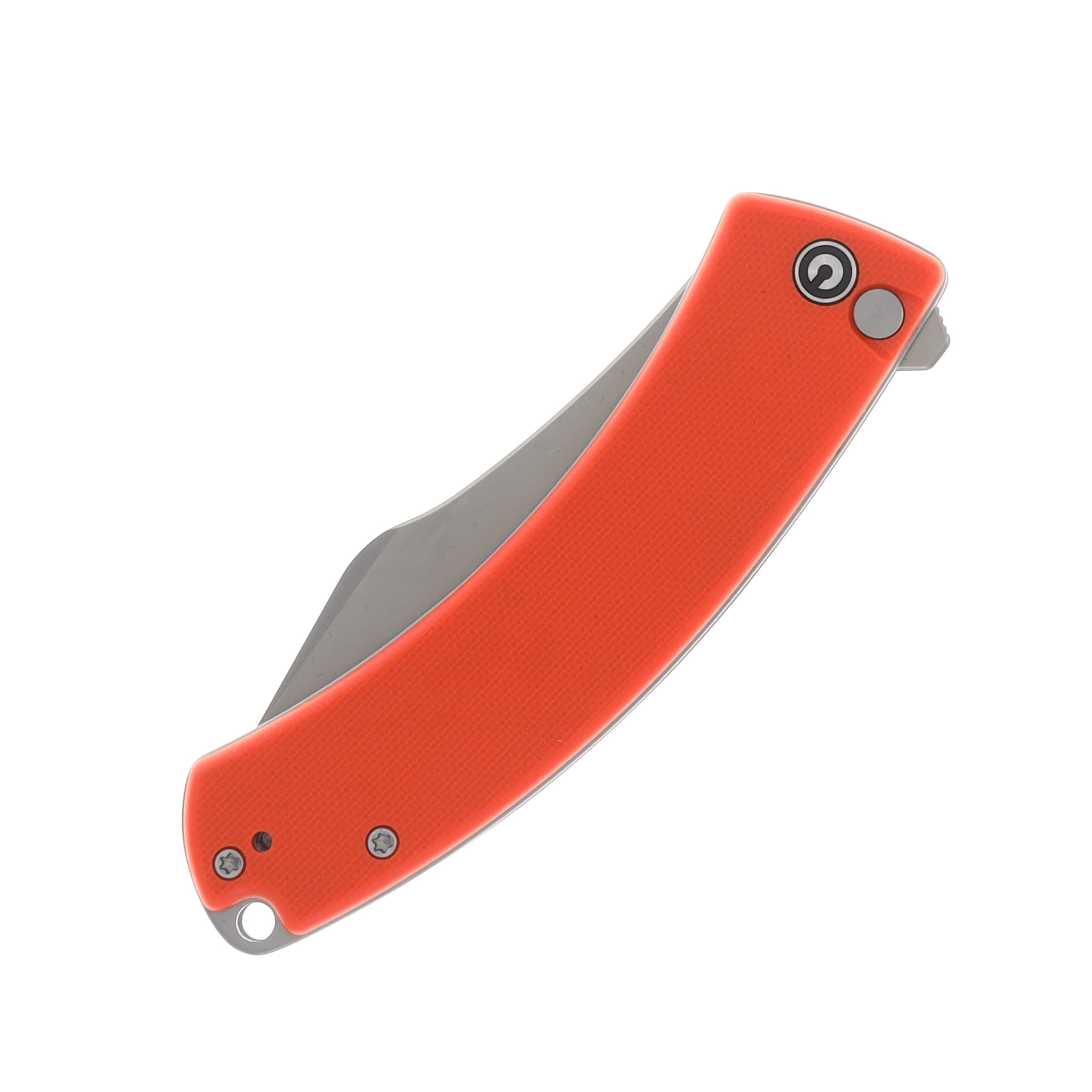 CIVIVI Outlaw Muk Folding Knife Orange 3.47in Plain Stonewash Nessmuk C24079-2 View 6