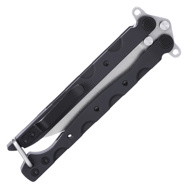 Columbia River M16-02 Balisong Black Aluminum Handle SW Magnacut Blade CRM16-02BALI View 2
