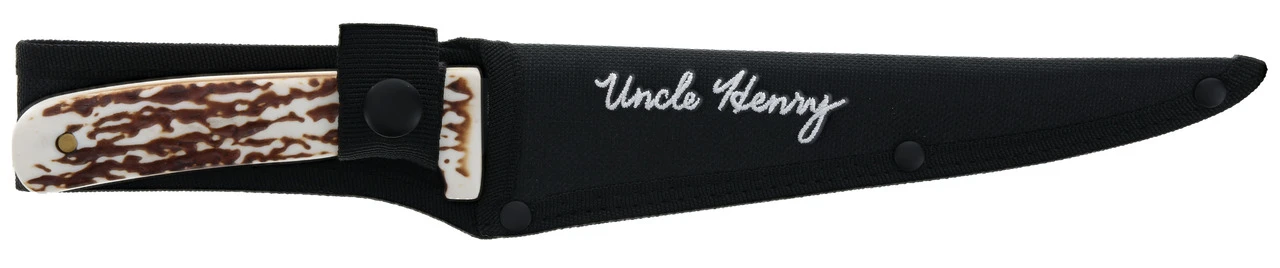 Uncle Henry Fish/Hunt Fillet Knife Staglon Handles 1259521 View 3