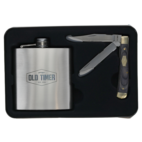 Old Timer 2 Blade Trapper With Flask Combo 1259512 View 1